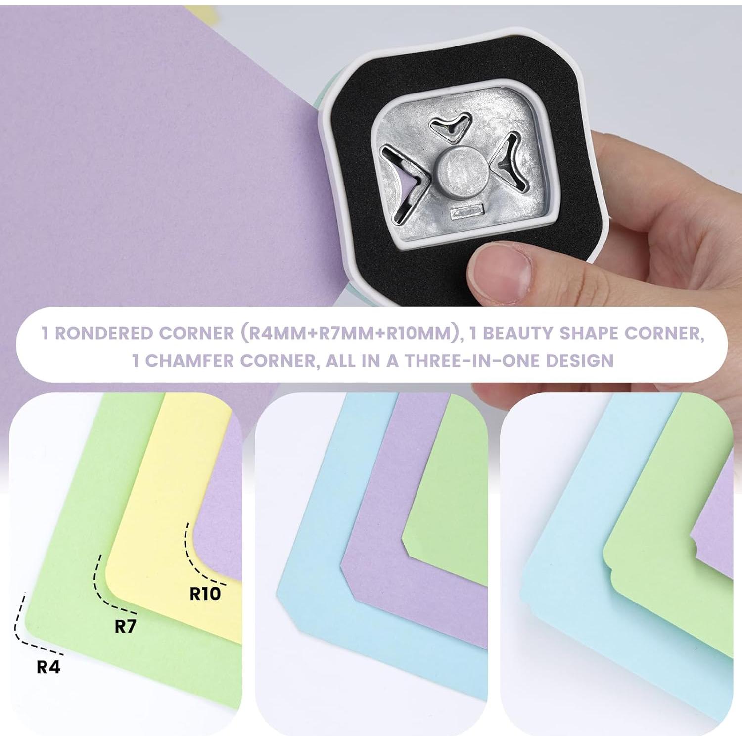 Troqueladora de Esquinas Redondeadas LOVEINUSA 3 en 1