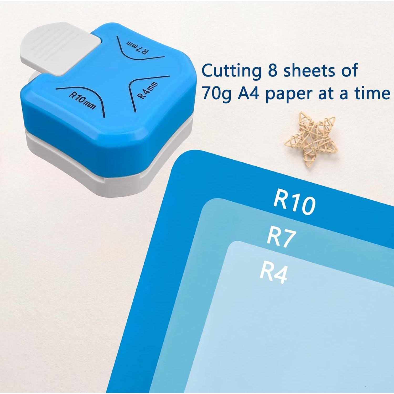 Troquelador de esquinas 3 en 1 YOLCAR R4/R7/R10 para manualidades