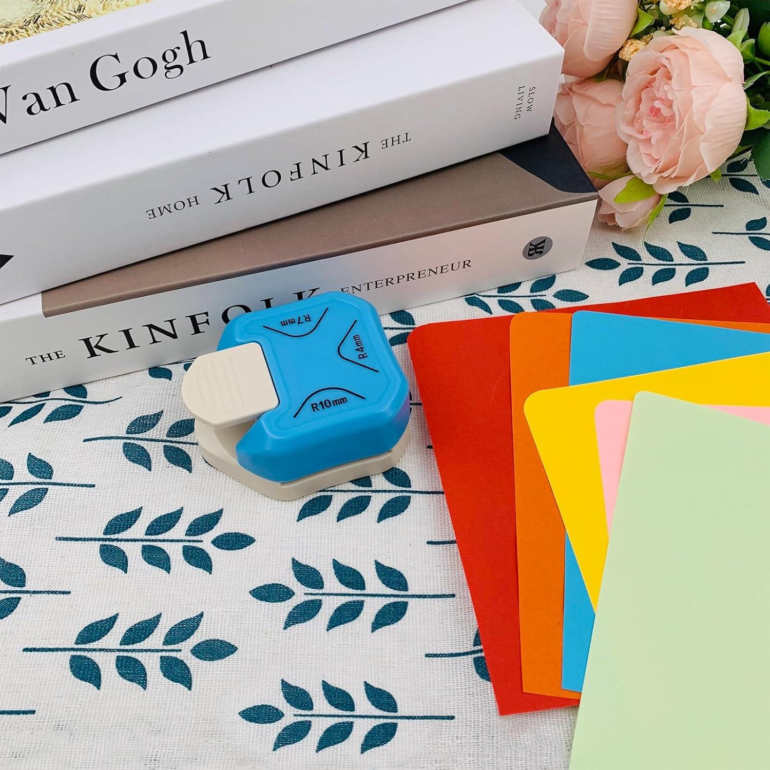 Troquelador de esquinas 3 en 1 YOLCAR R4/R7/R10 para manualidades