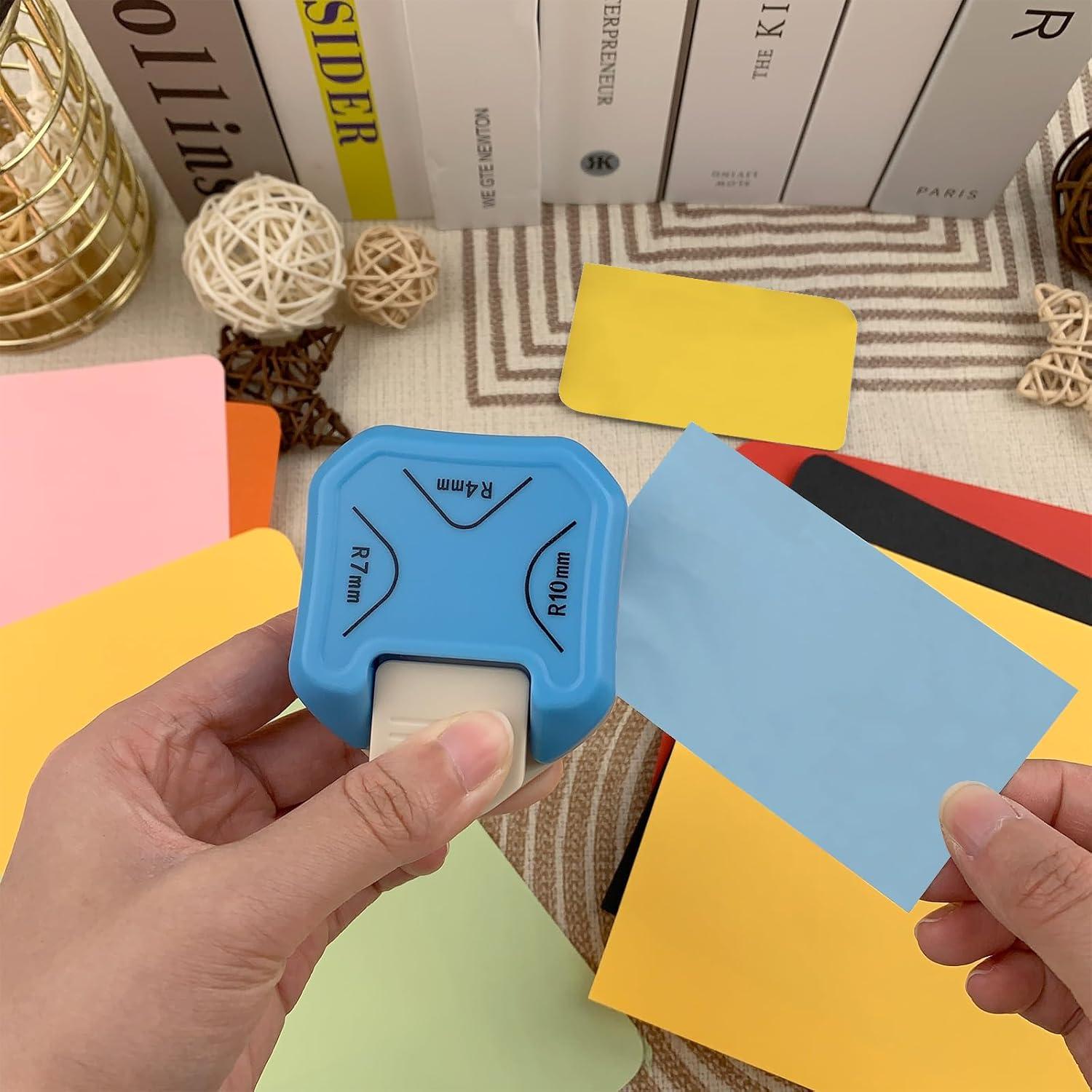 Troquelador de esquinas 3 en 1 YOLCAR R4/R7/R10 para manualidades