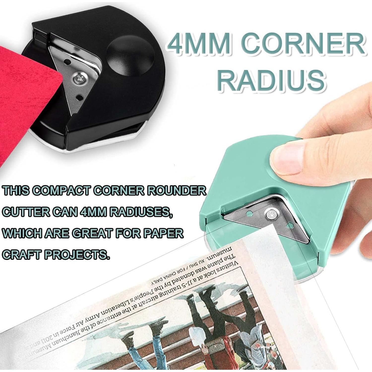 Cortador de Esquinas de Papel JONMON 4mm - 2 Piezas