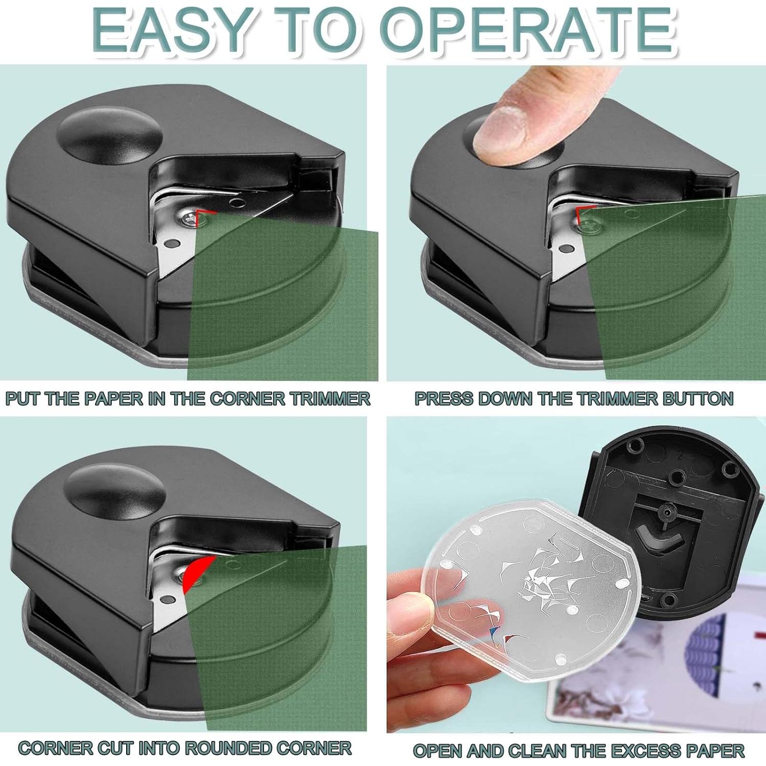 Cortador de Esquinas de Papel JONMON 4mm - 2 Piezas