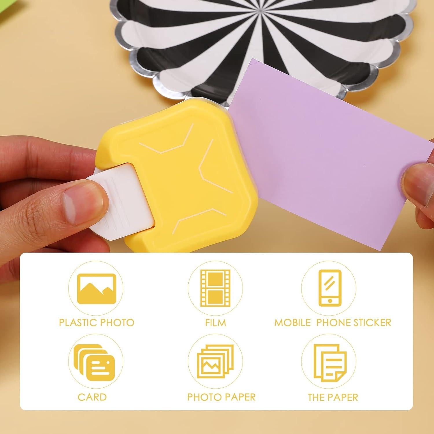 Troquelador de Esquinas Diagonal 3 en 1 Haustgo 5mm 10mm 15mm