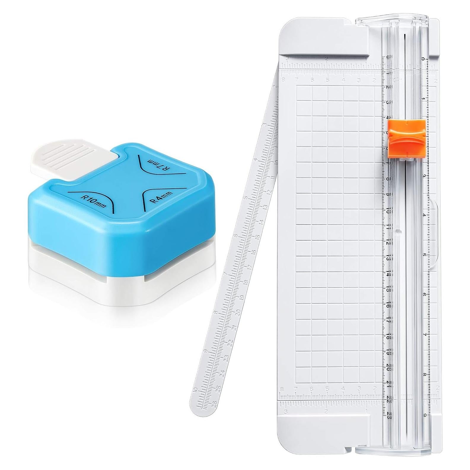 Cortador de Papel y Punch de Esquina 3 en 1 Zonon 28x10.5 cm