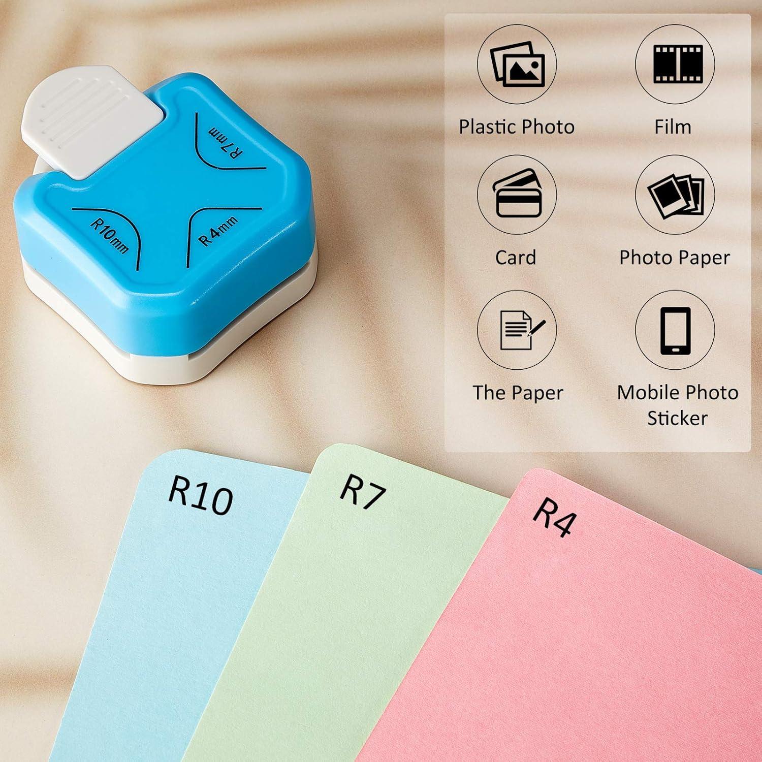 Cortador de Papel y Punch de Esquina 3 en 1 Zonon 28x10.5 cm