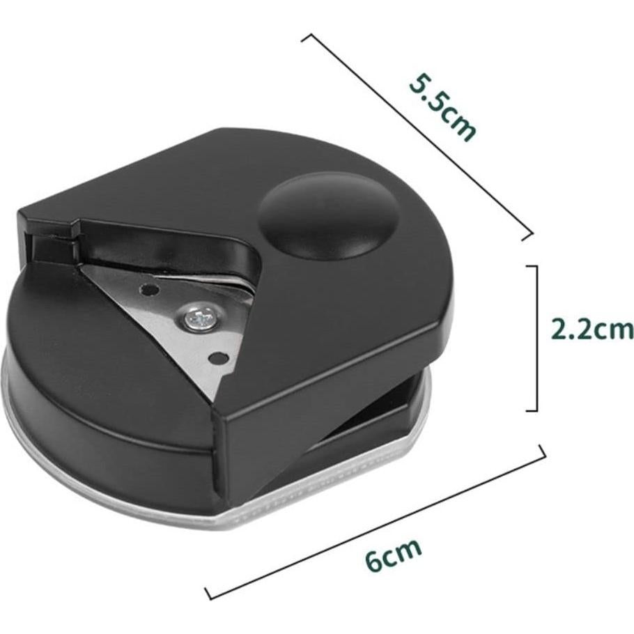 Cortador de esquinas R4 Andy's Orchids, negro, 4mm