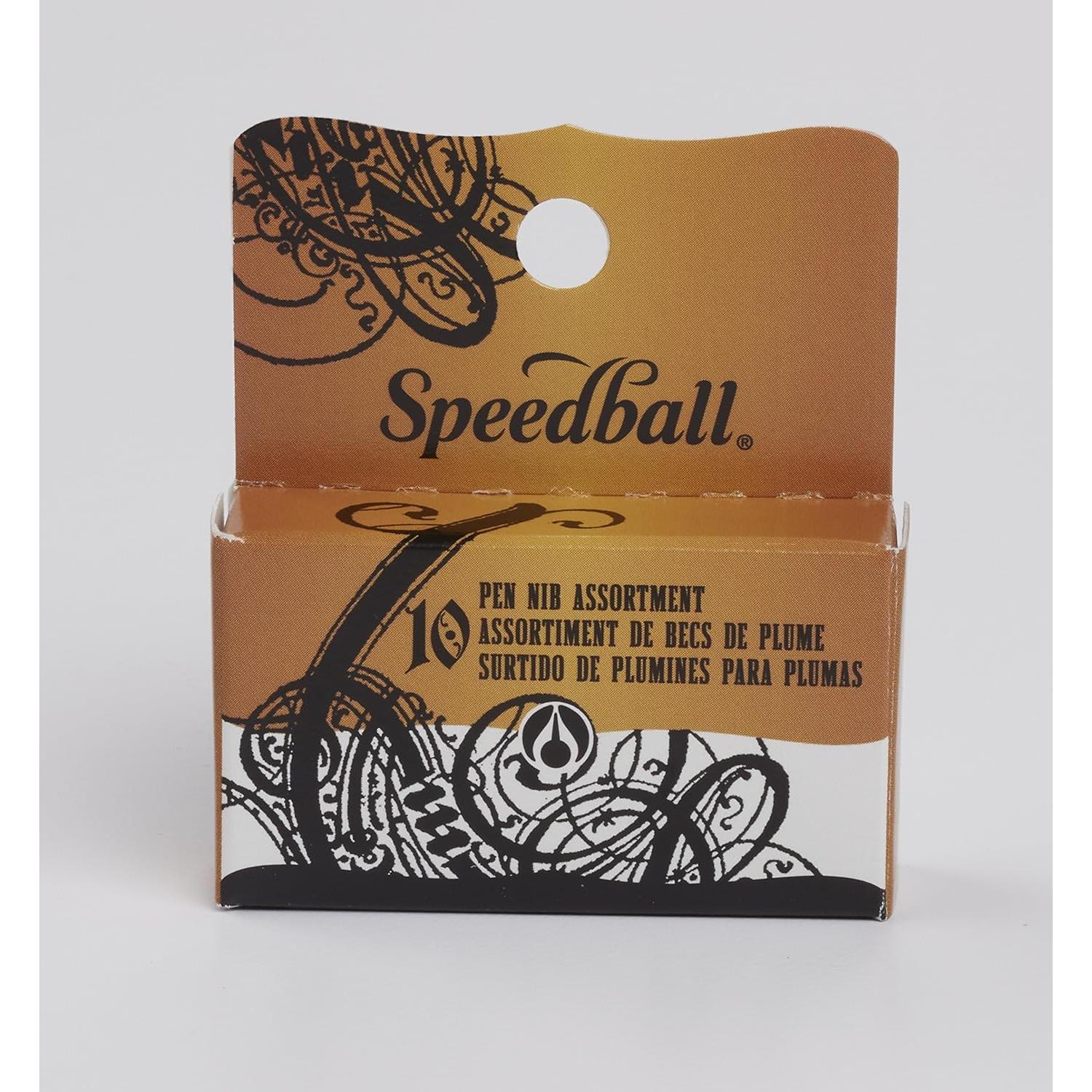 Conjunto de 10 Puntas de Pluma Speedball 30710 para Caligrafía