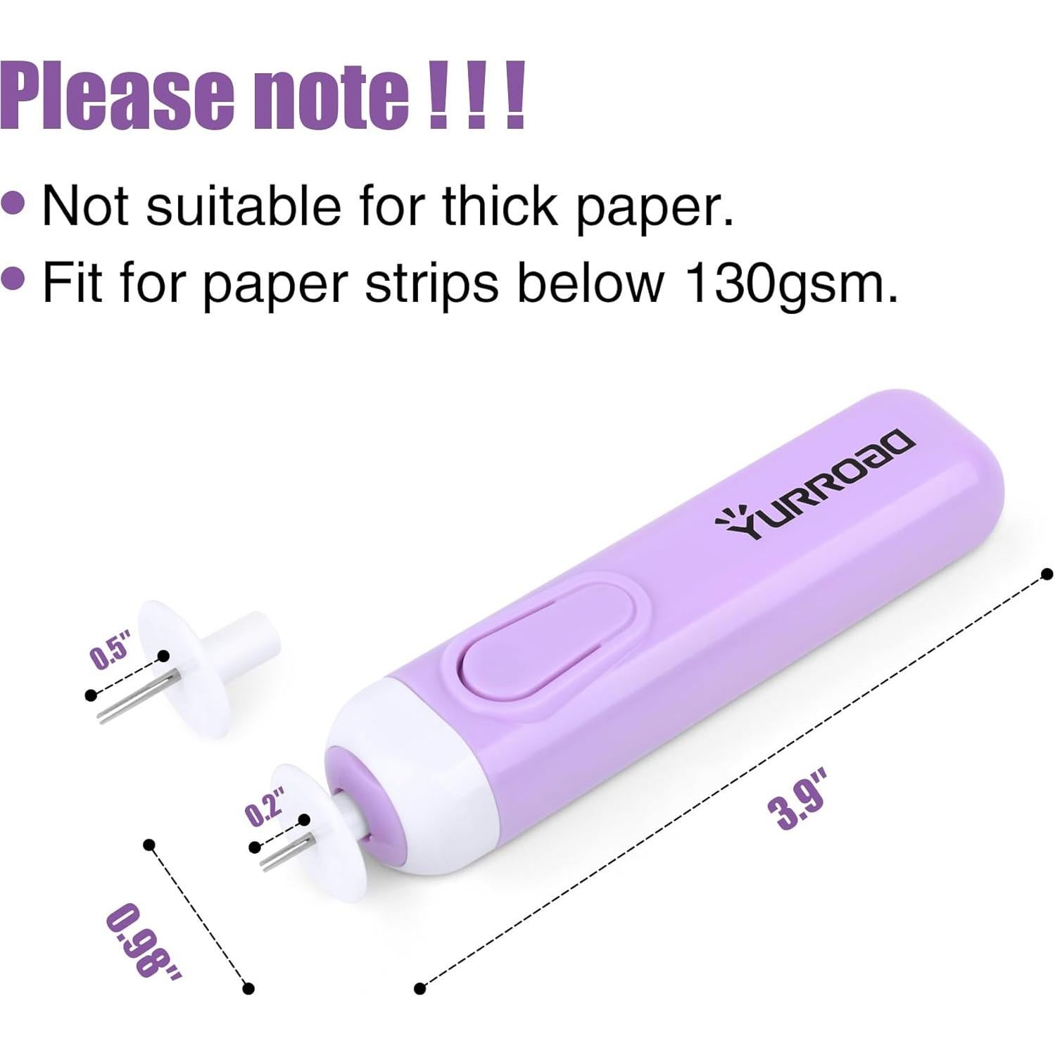 Herramienta de Quilling Eléctrica 2 en 1 YURROAD 10mm