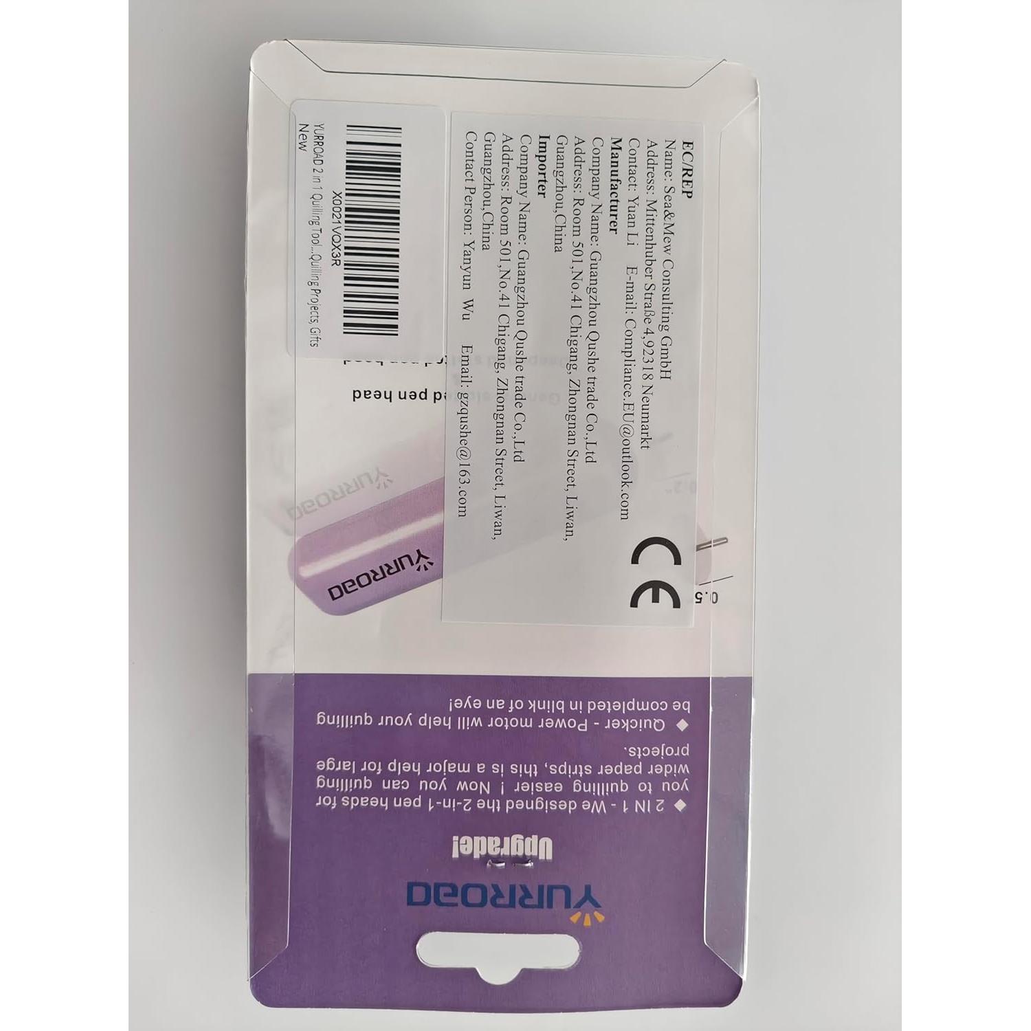 Herramienta de Quilling Eléctrica 2 en 1 YURROAD 10mm