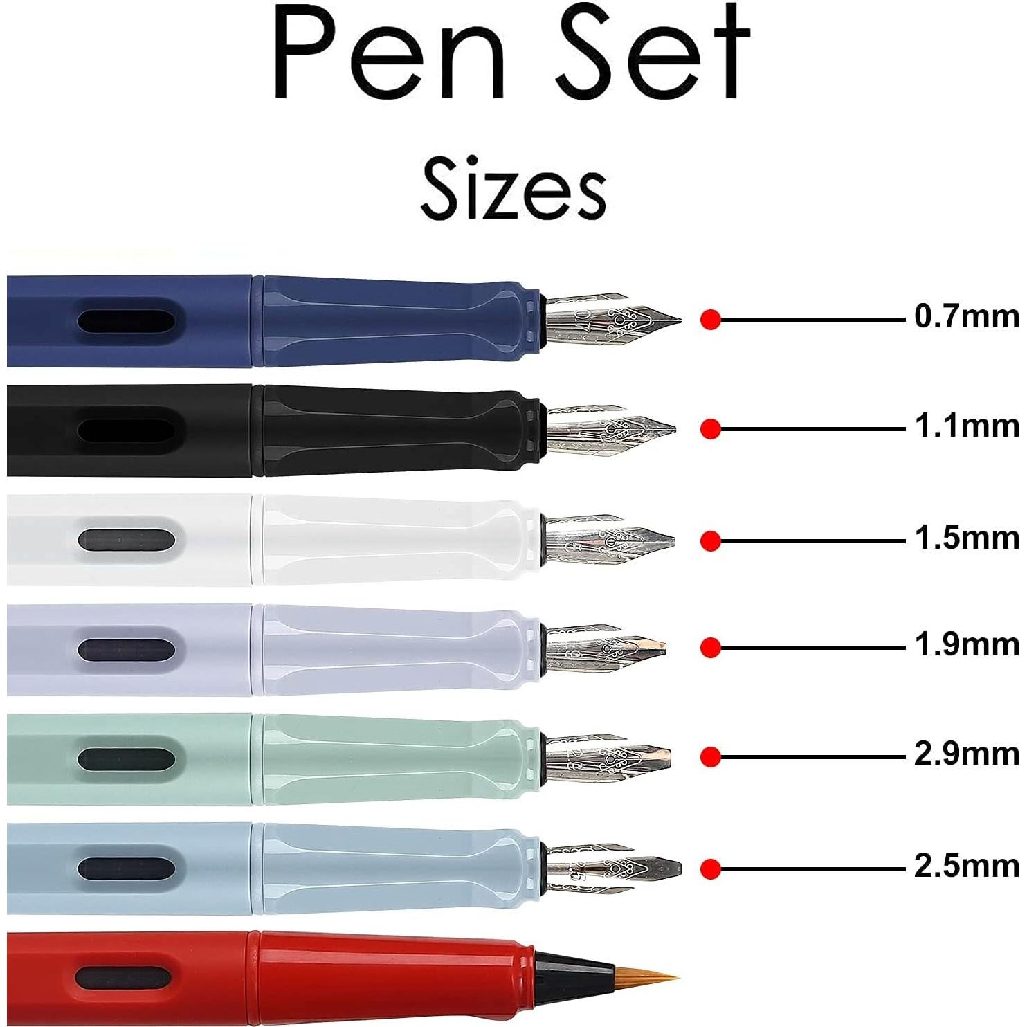 Juego de Plumas de Caligrafía GC QUILL MU-09 - 54 Piezas