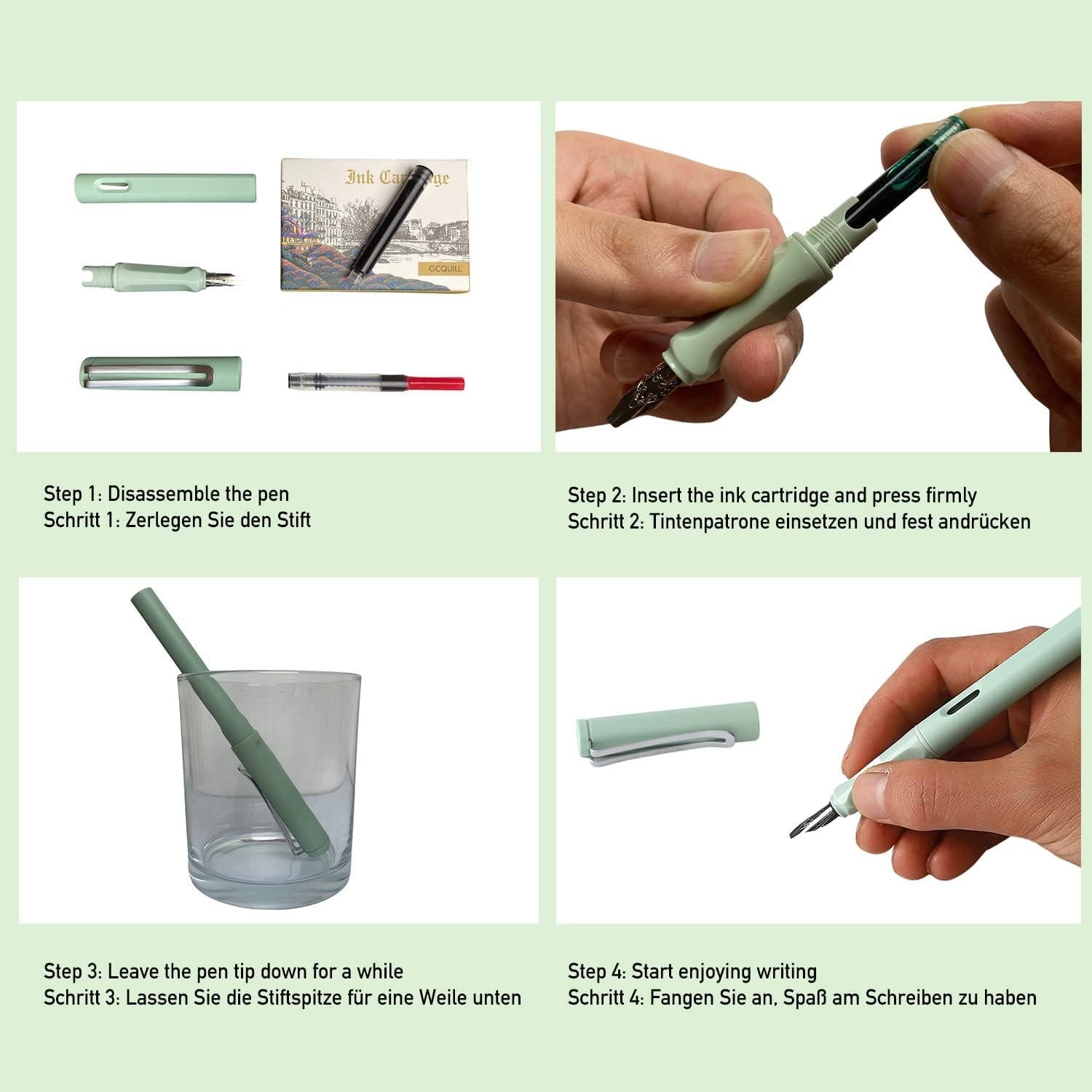 Juego de Plumas de Caligrafía GC QUILL MU-09 - 54 Piezas