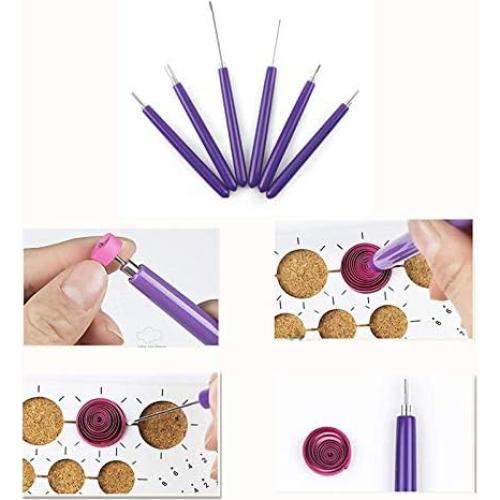 Kit de Herramientas de Filigrana YURROAD 6PCS - Púrpura