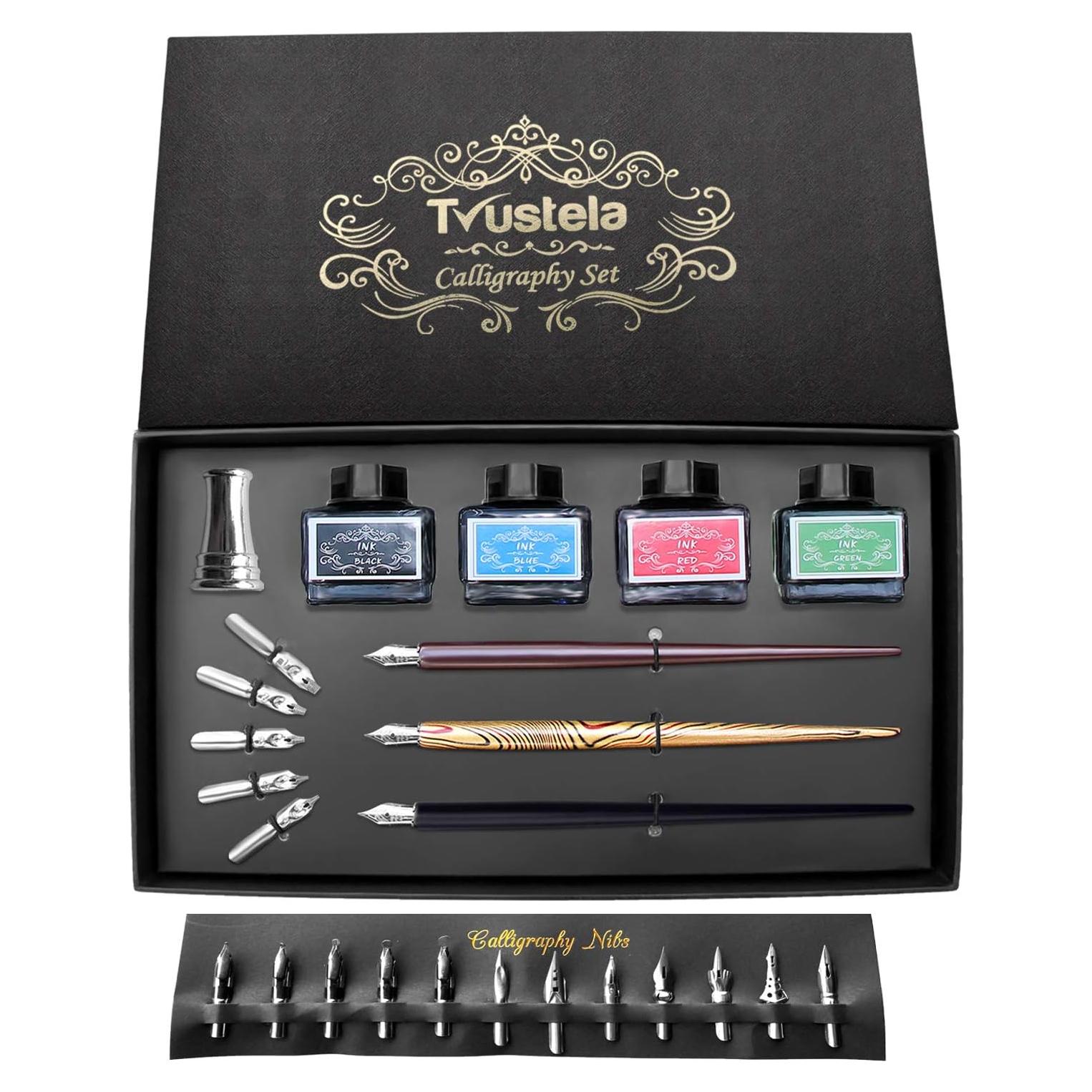 Juego de Caligrafía Trustela 28 Piezas para Principiantes