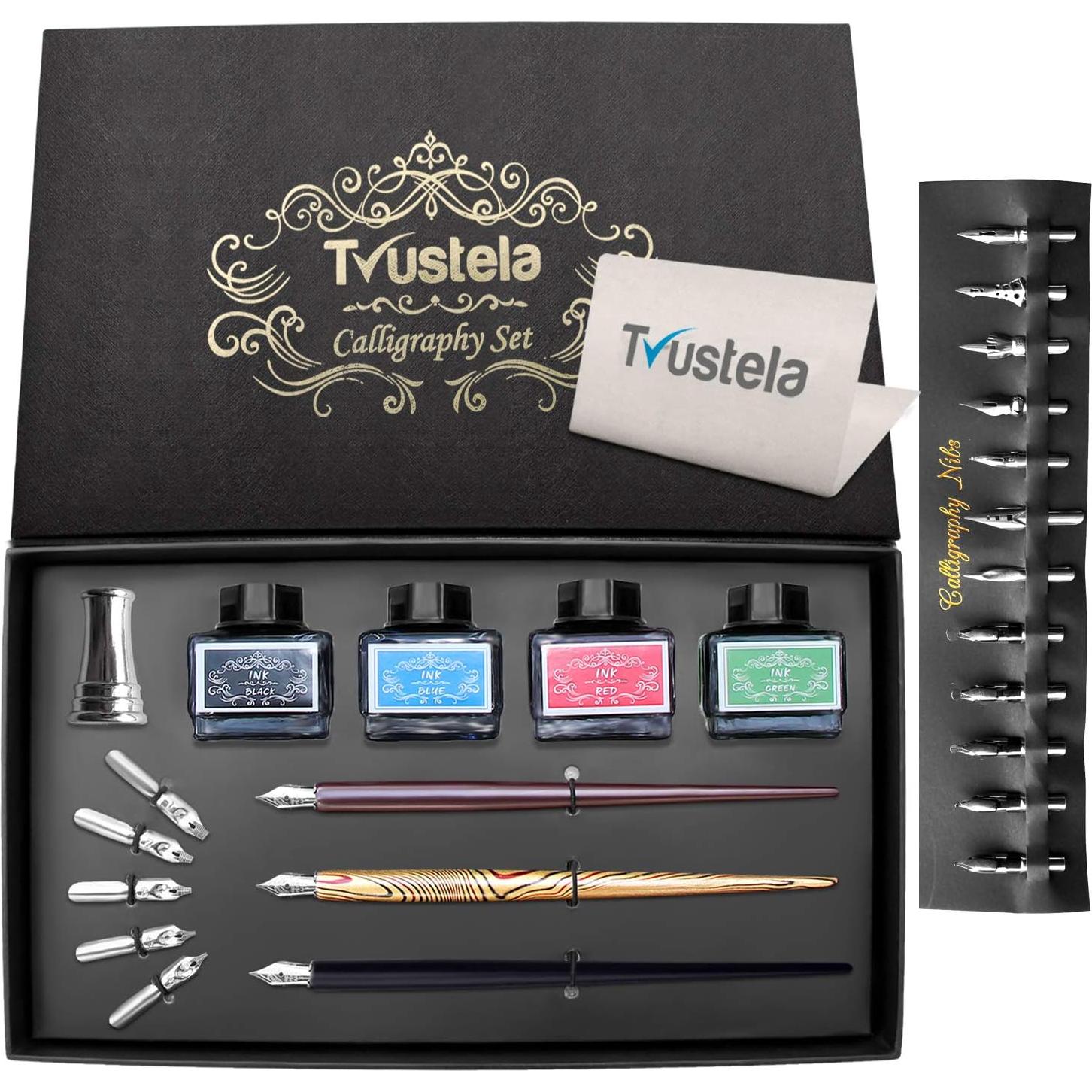 Juego de Caligrafía Trustela 28 Piezas para Principiantes