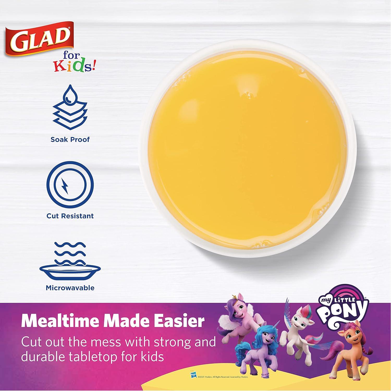 Vasos de Papel Glad for Kids Mis Pequeños Ponis 200 Unidades 9 oz