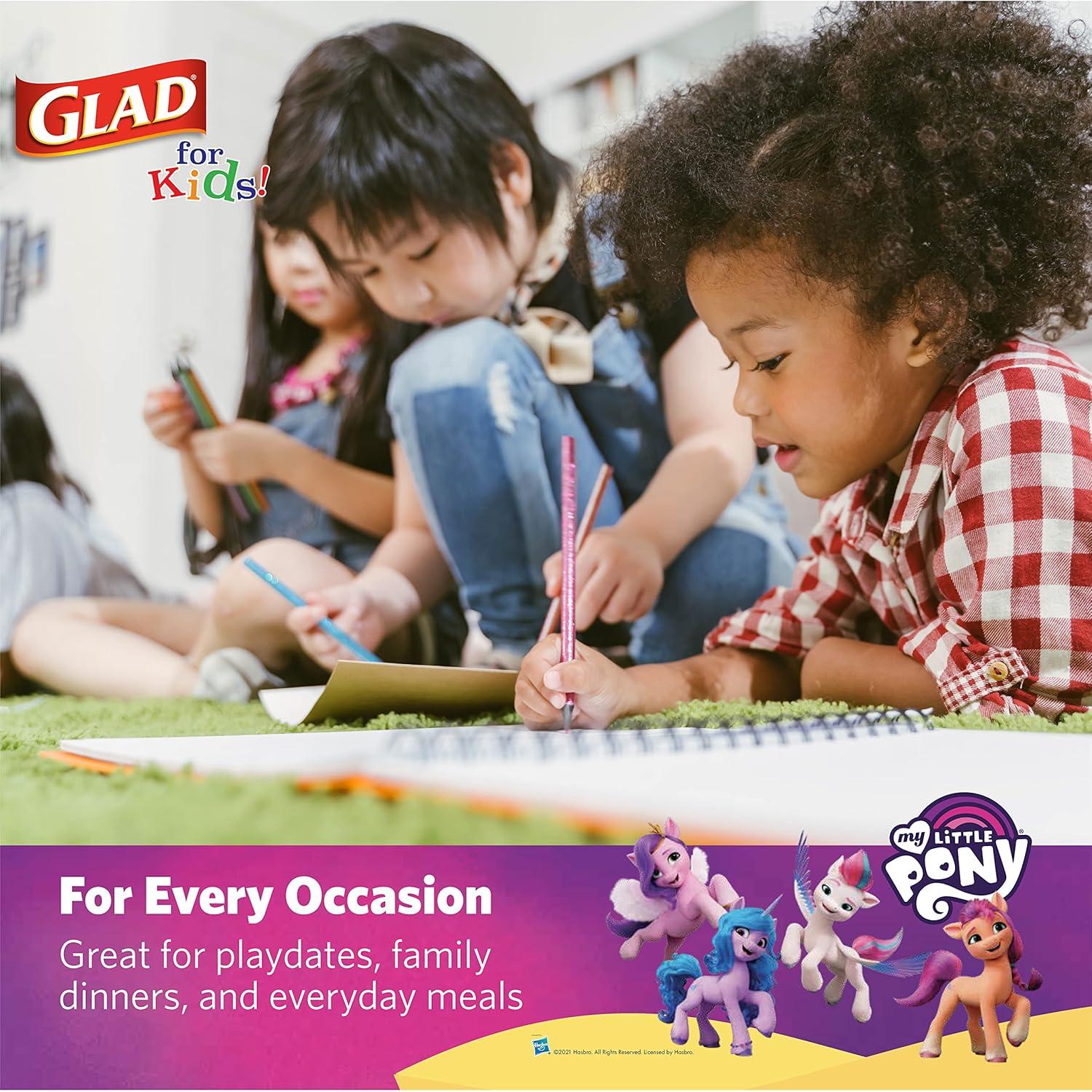 Vasos de Papel Glad for Kids Mis Pequeños Ponis 200 Unidades 9 oz