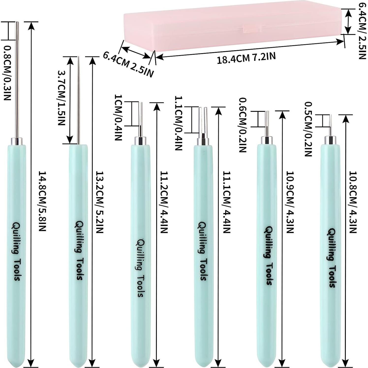 Kit de Herramientas de Quilling MDLUU con Estuche 6 Piezas
