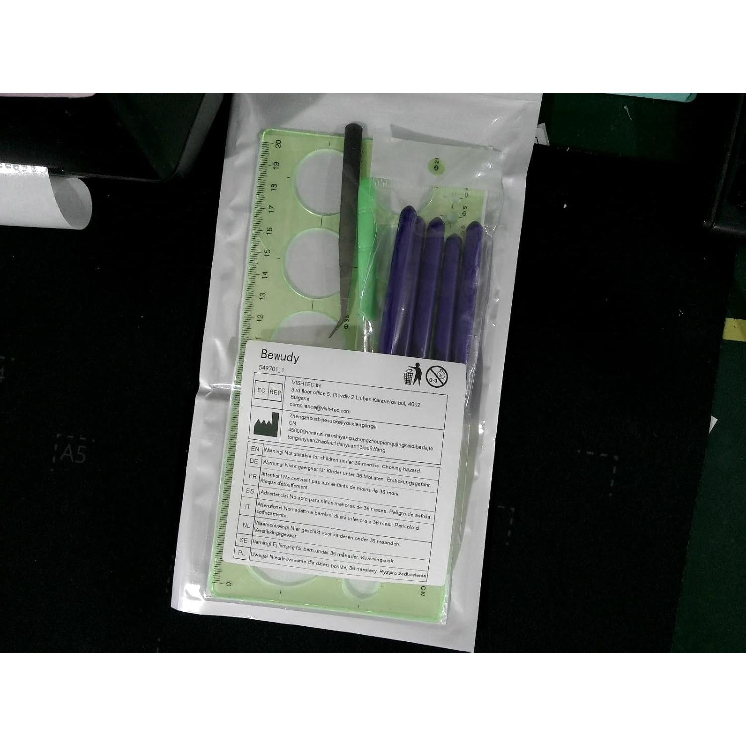 Kit de Herramientas de Quilling Bewudy - 8 Piezas, Variados