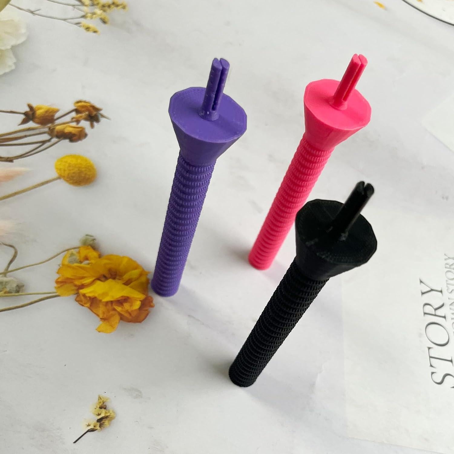 Herramienta de Quilling JILINWEI Rosa para Flores de Papel