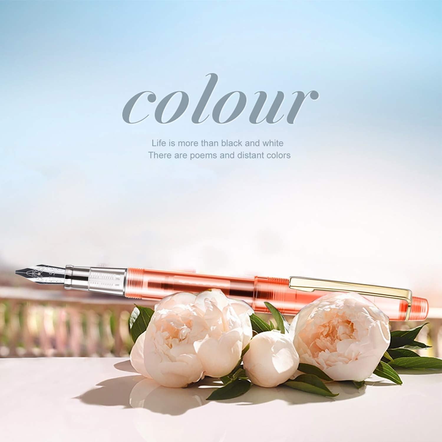 Juego de Caligrafía GC QUILL 42 Piezas con 7 Plumas y 36 Cartuchos