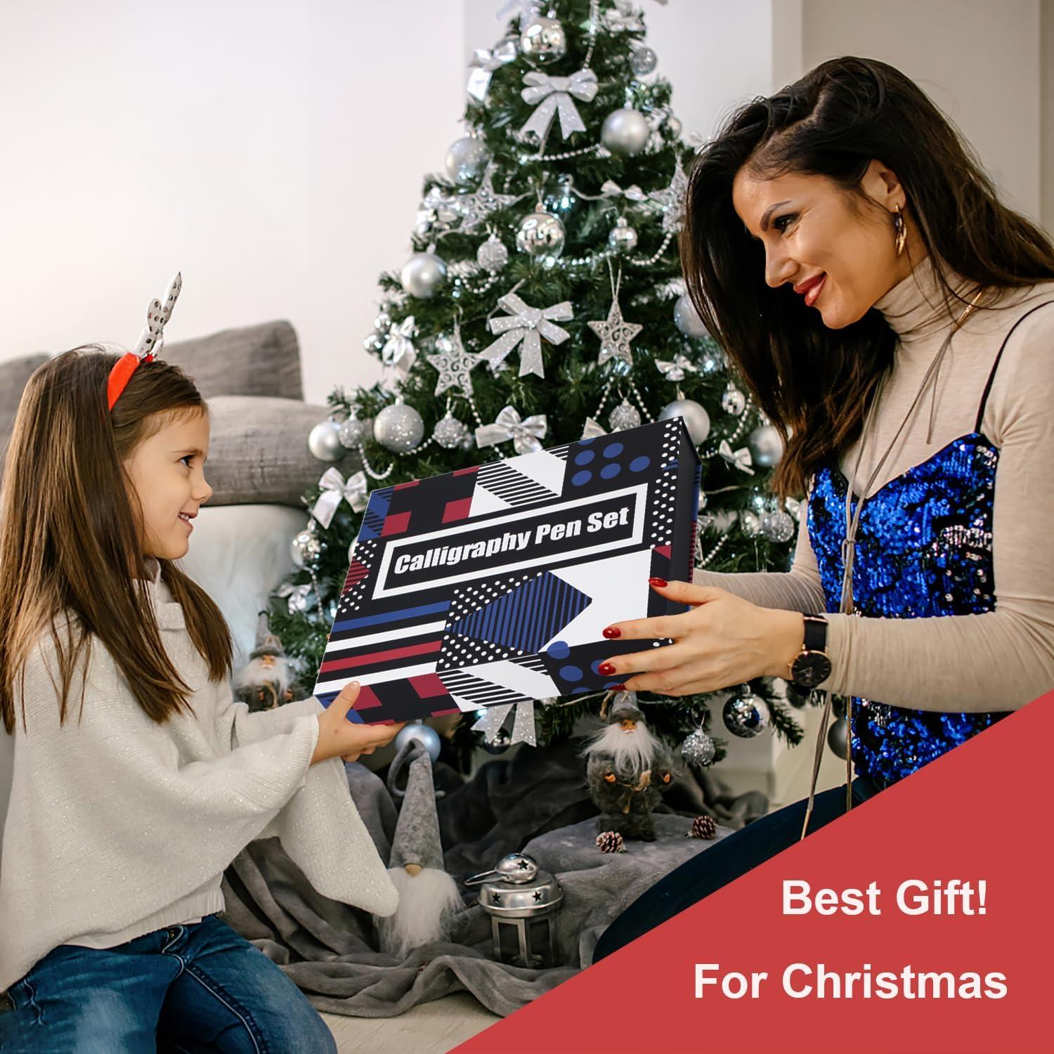 Juego de Plumas Caligráficas DTianSir con 7 Puntas y 60 Cartuchos