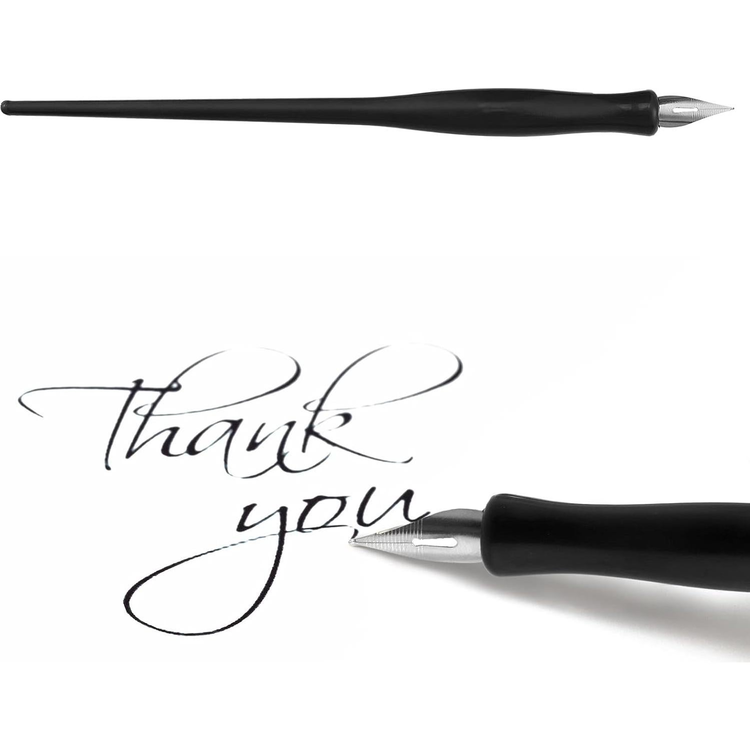 Conjunto de Plumas de Caligrafía Oblicua Zonon 2-en-1 con 8 Puntas