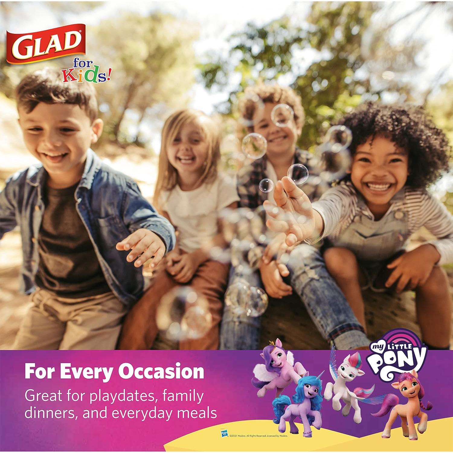 Vasos de Papel Glad My Little Pony 200 Ct 9 oz Unicornio