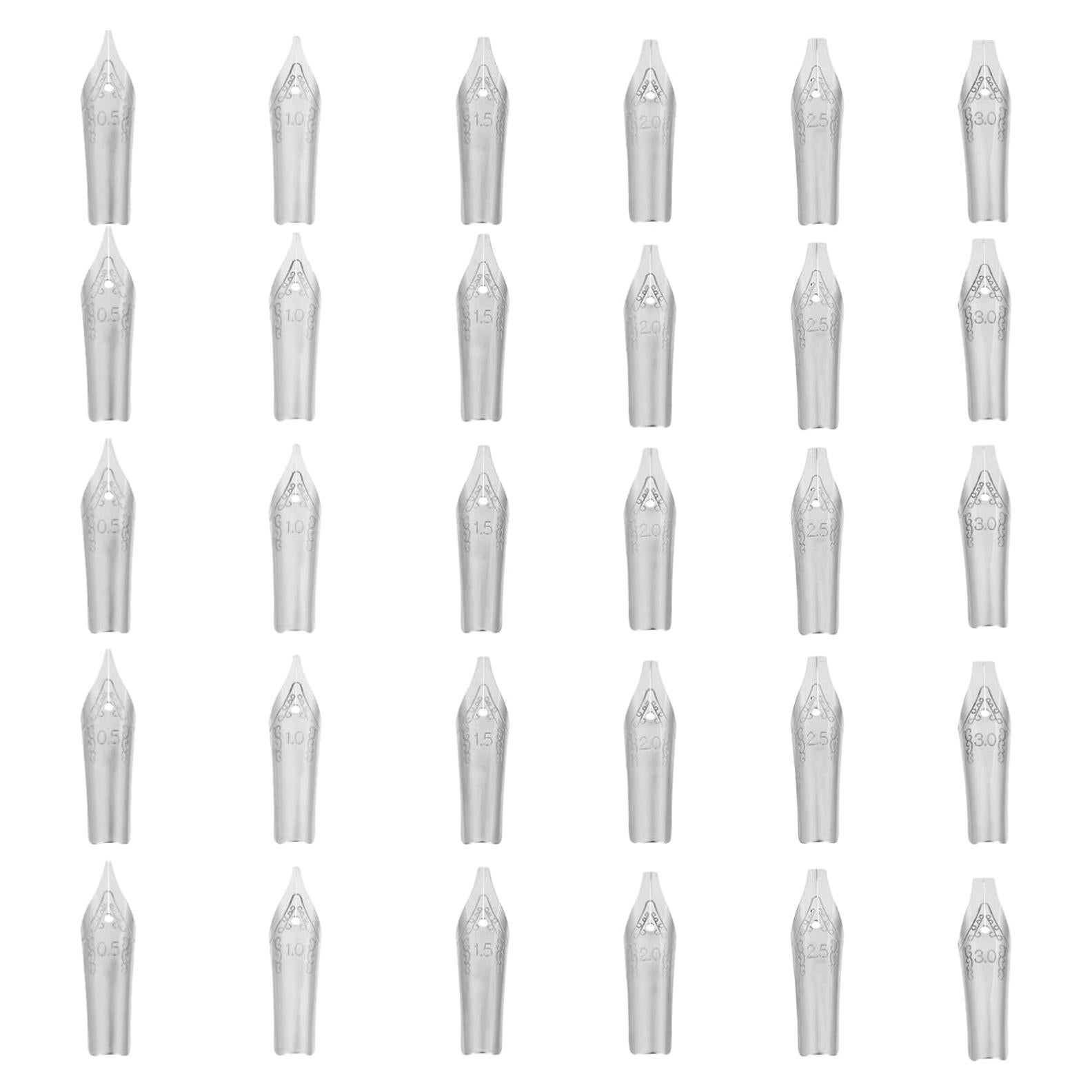 NUOBESTY 30 Puntas de Repuesto para Plumas Fuente Caligrafía