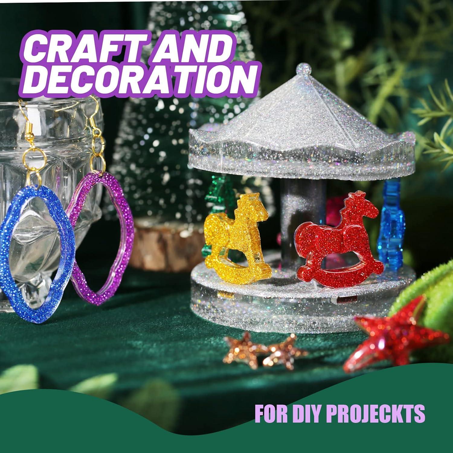 Set de 12 Tarros de Brillo Fino Fandamei 10g - 12 Colores