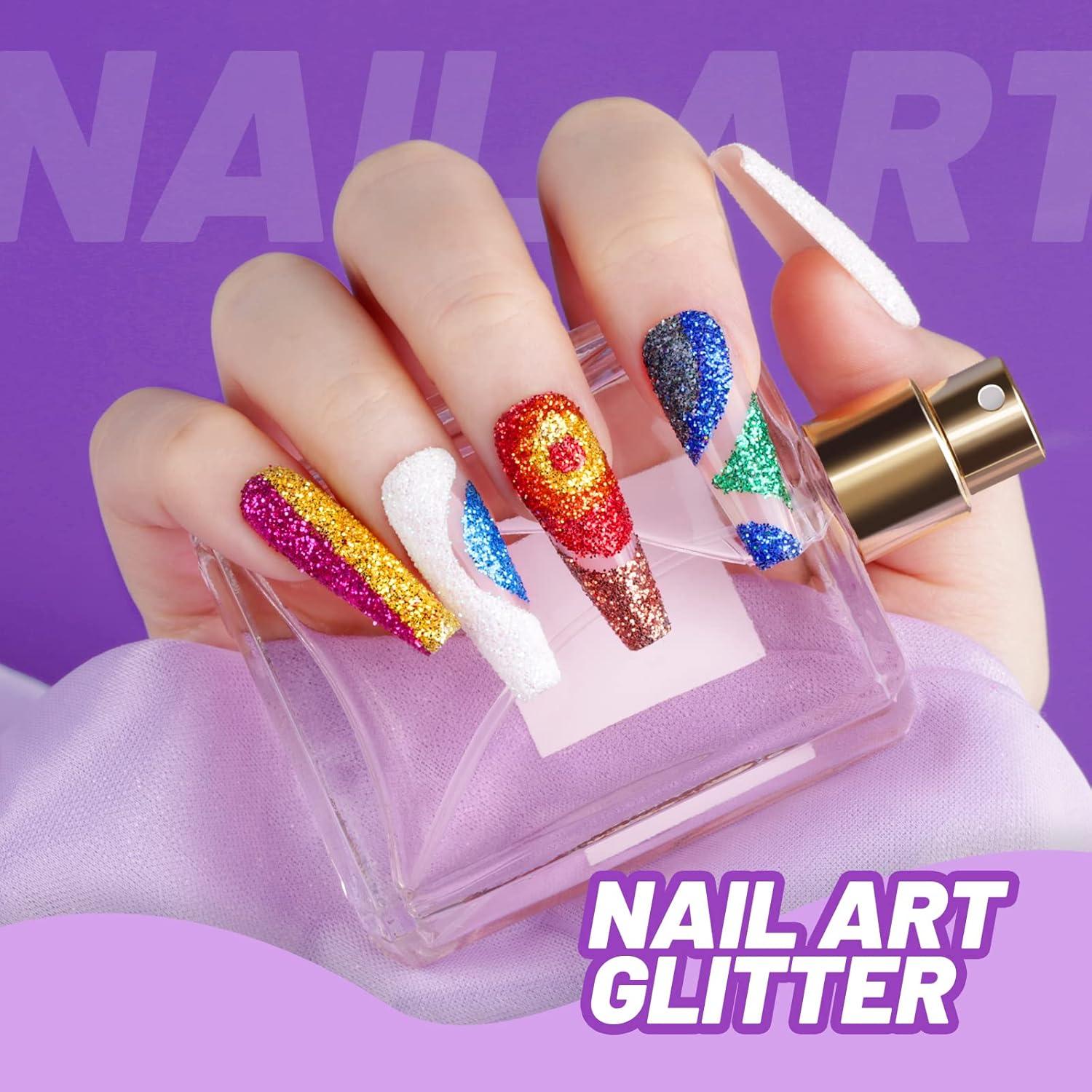 Set de 12 Tarros de Brillo Fino Fandamei 10g - 12 Colores