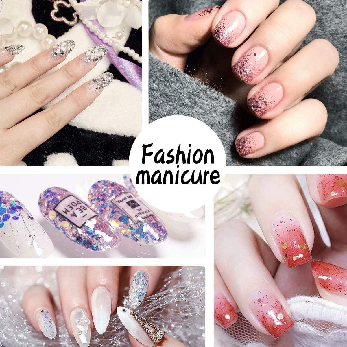 Set de 12 Glitters Chunky Holográfico Licool para Manualidades