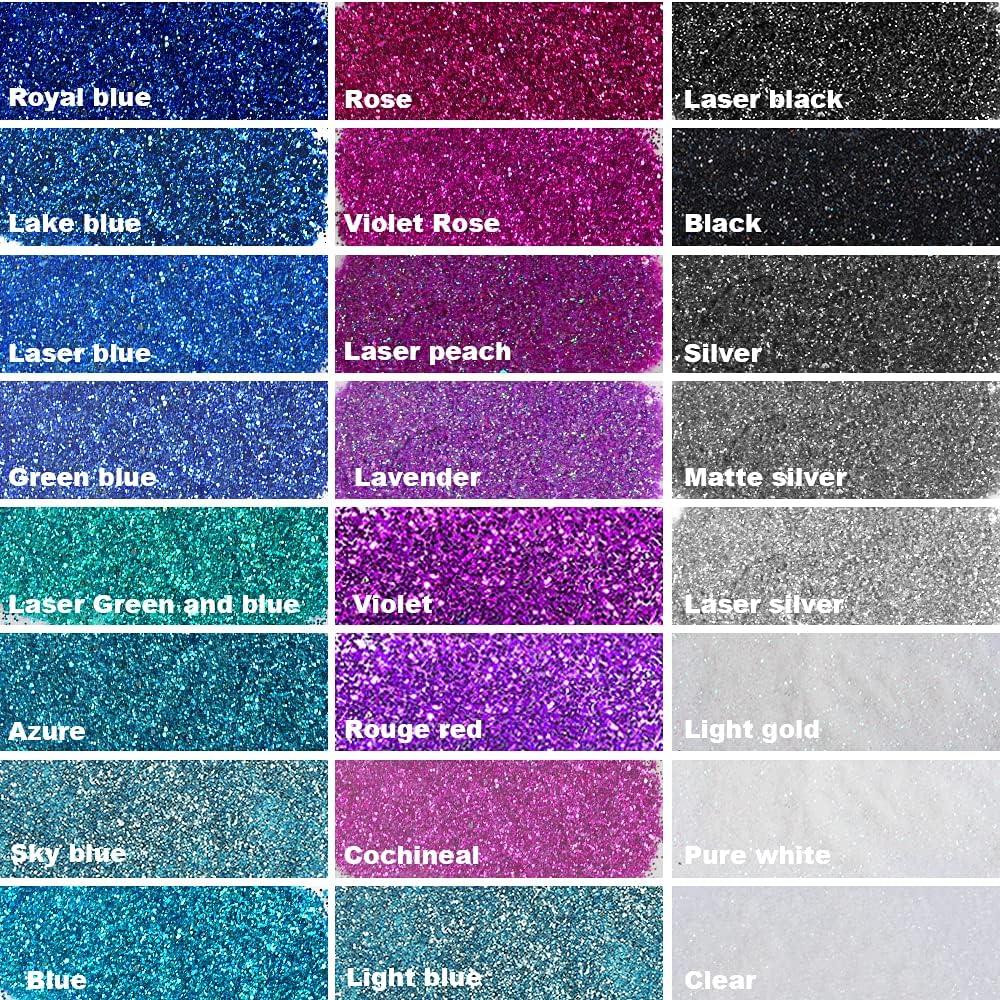 Juego de Brillos Teenitor 48 Colores - Brillo Fino para Manualidades