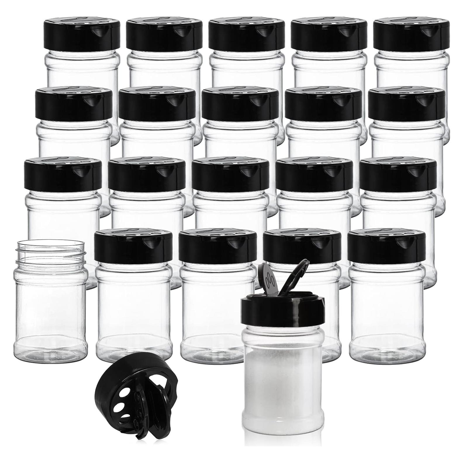 Yesland Tarros de Especias de Plástico 20 Piezas 148 ml Sin BPA