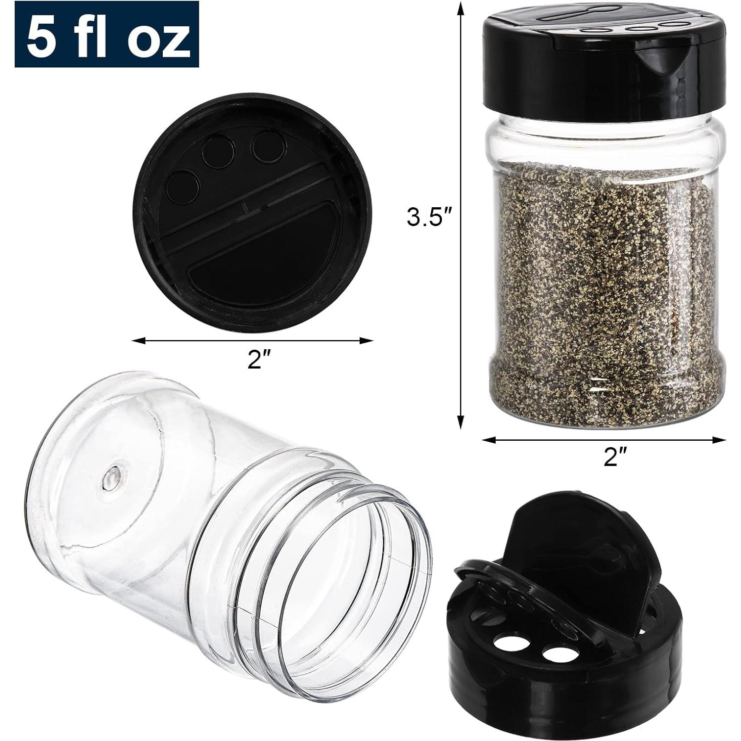 Yesland Tarros de Especias de Plástico 20 Piezas 148 ml Sin BPA