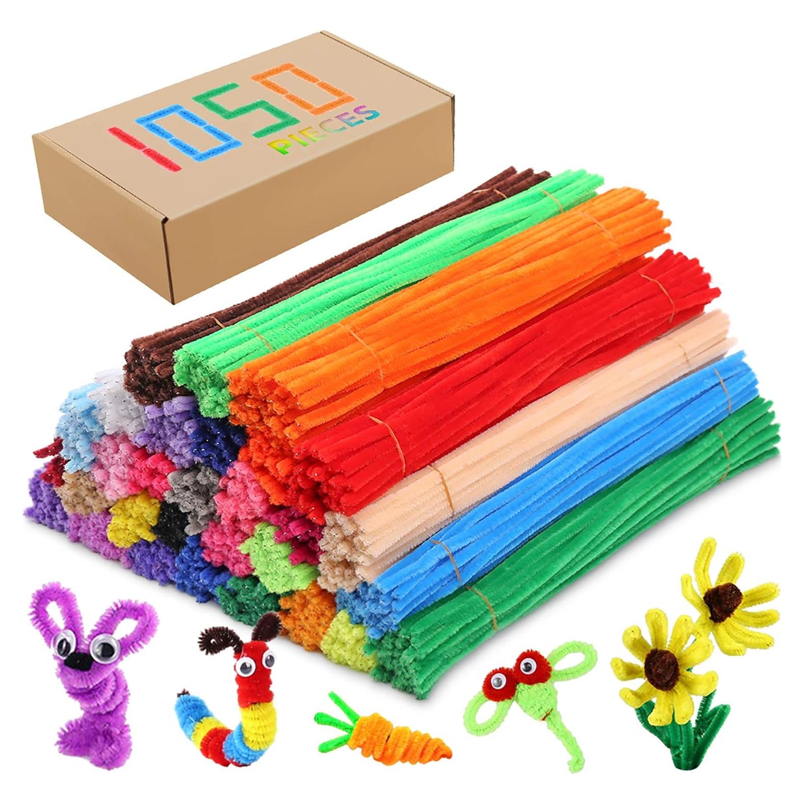 Limpiapipas Chenille Yalumo 1050 Piezas 30 Colores 6mm x 30.48cm