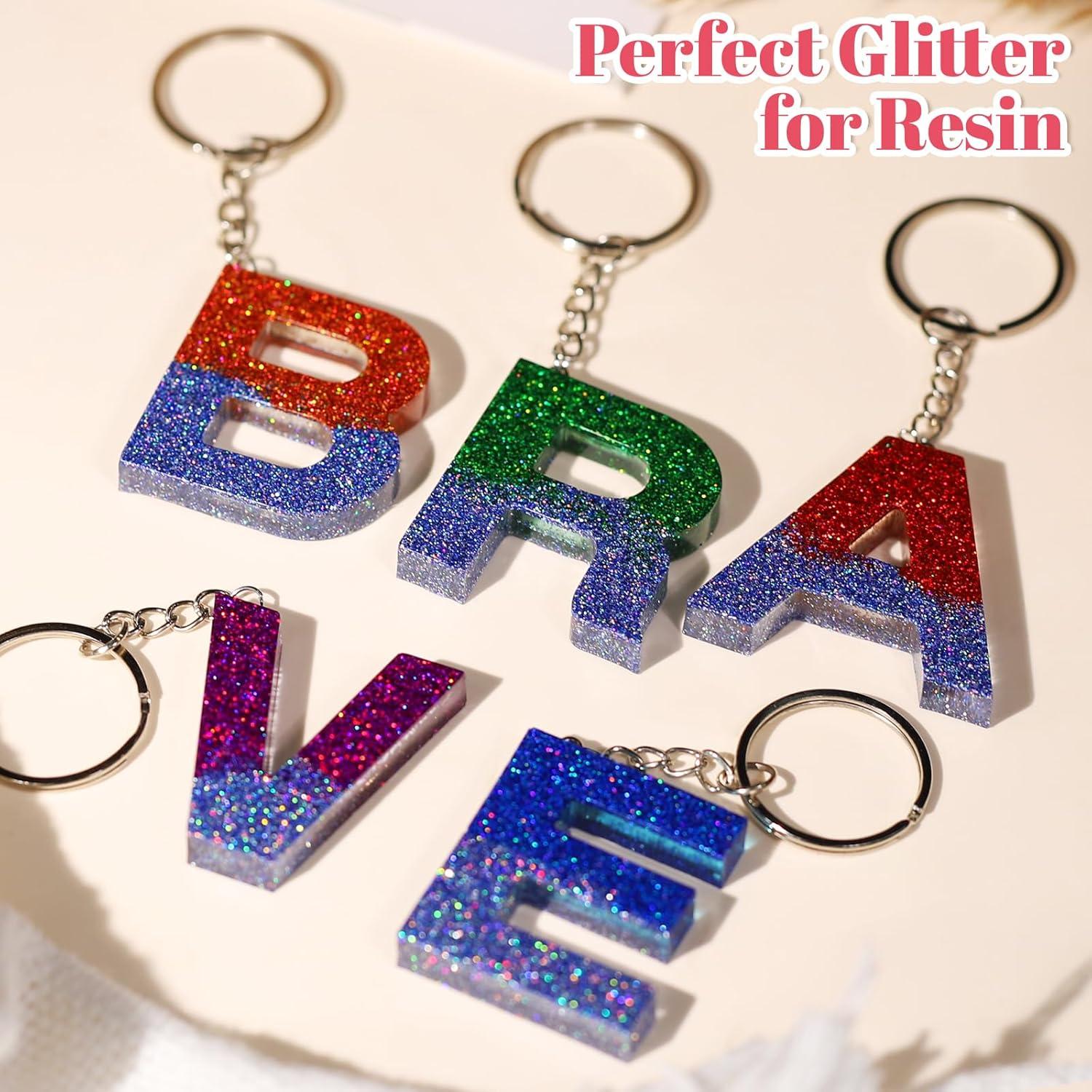 Brillo Fino Holográfico LEOBRO 24 Colores para Manualidades