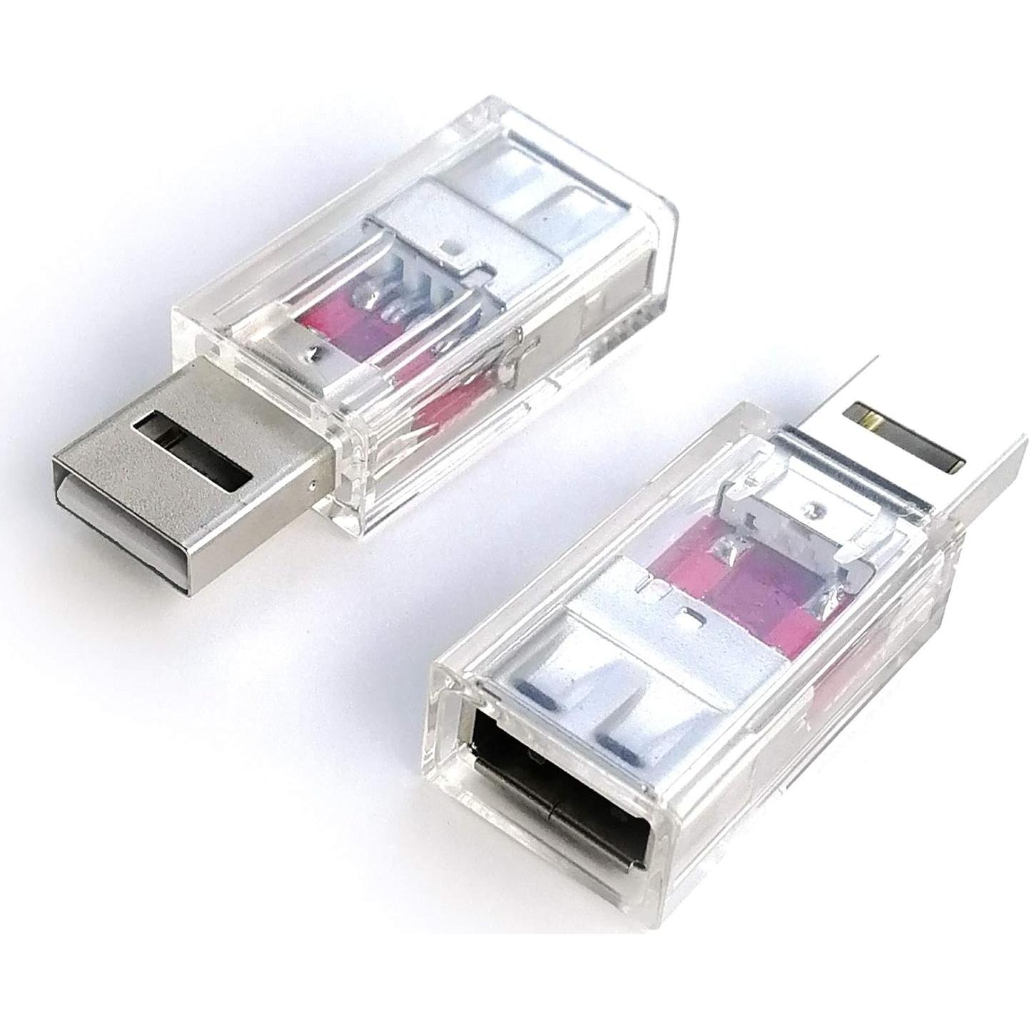 PortaPow Bloqueador de Datos USB-A Doble - Protección Carga