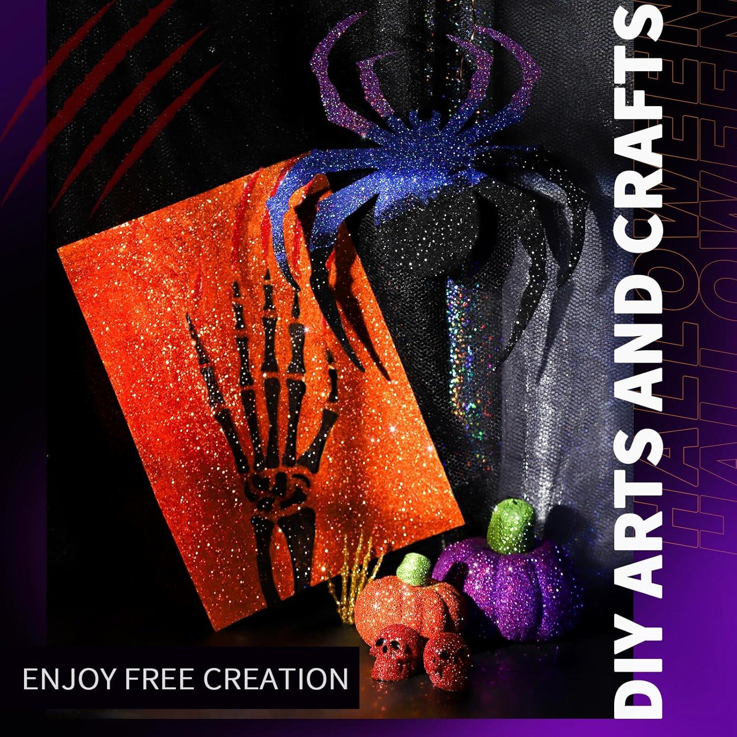 Set de Brillo Fino LEOBRO 32 Colores para Manualidades 160g