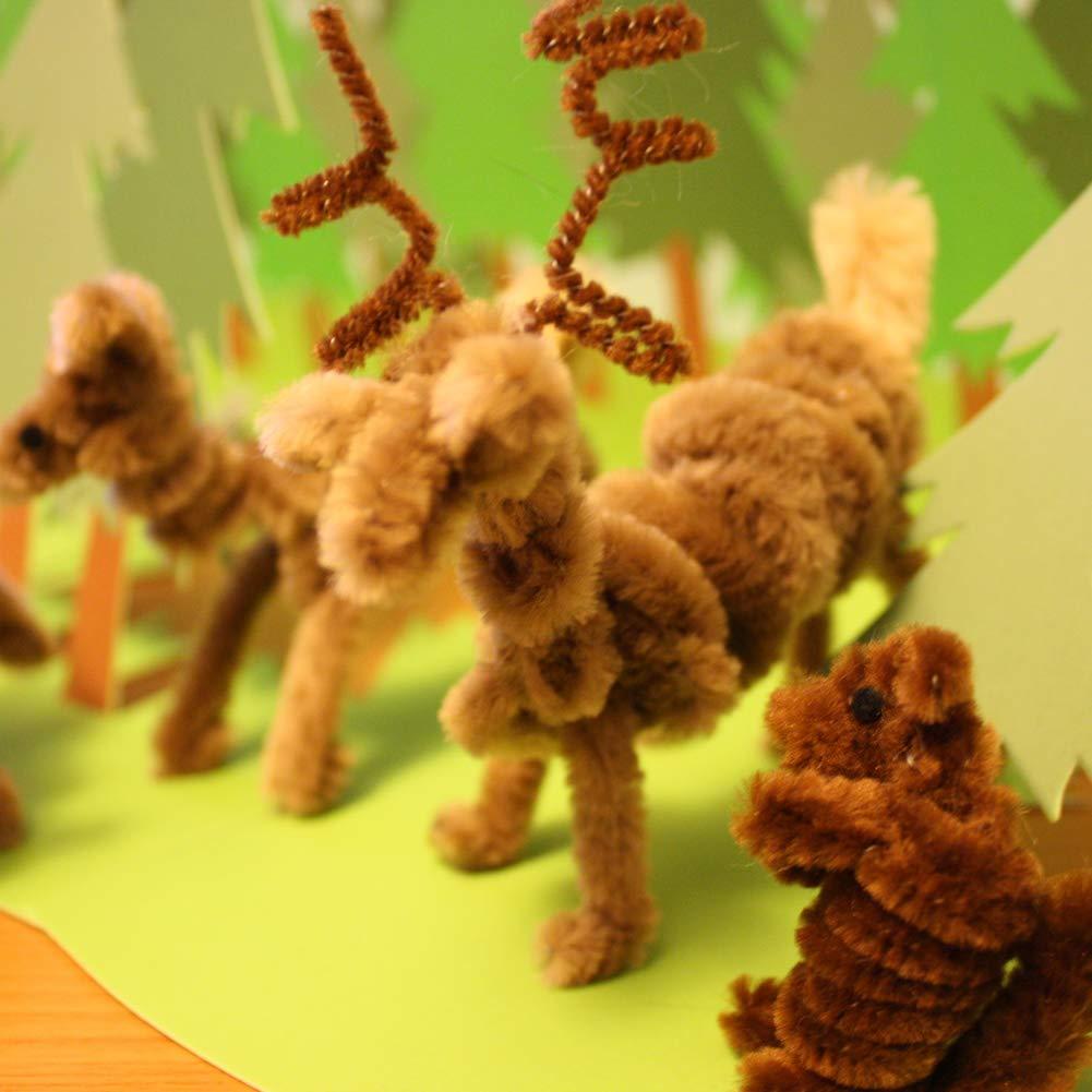 Limpiapipas KASEMI 1000 pcs 20 colores 30.48 cm manualidades