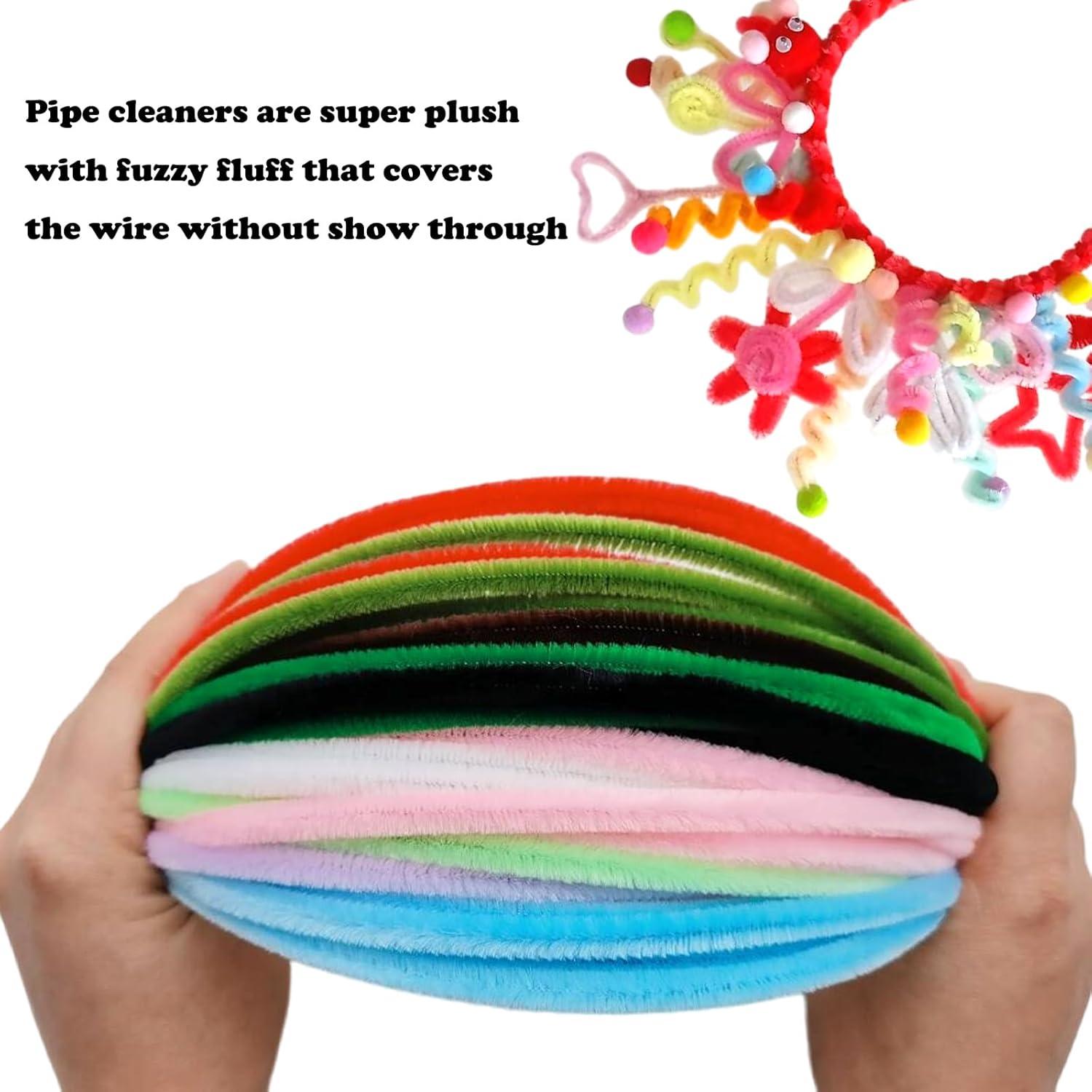 Set de 100 Limpiapipas Verde Musgo Swpohrat para Manualidades