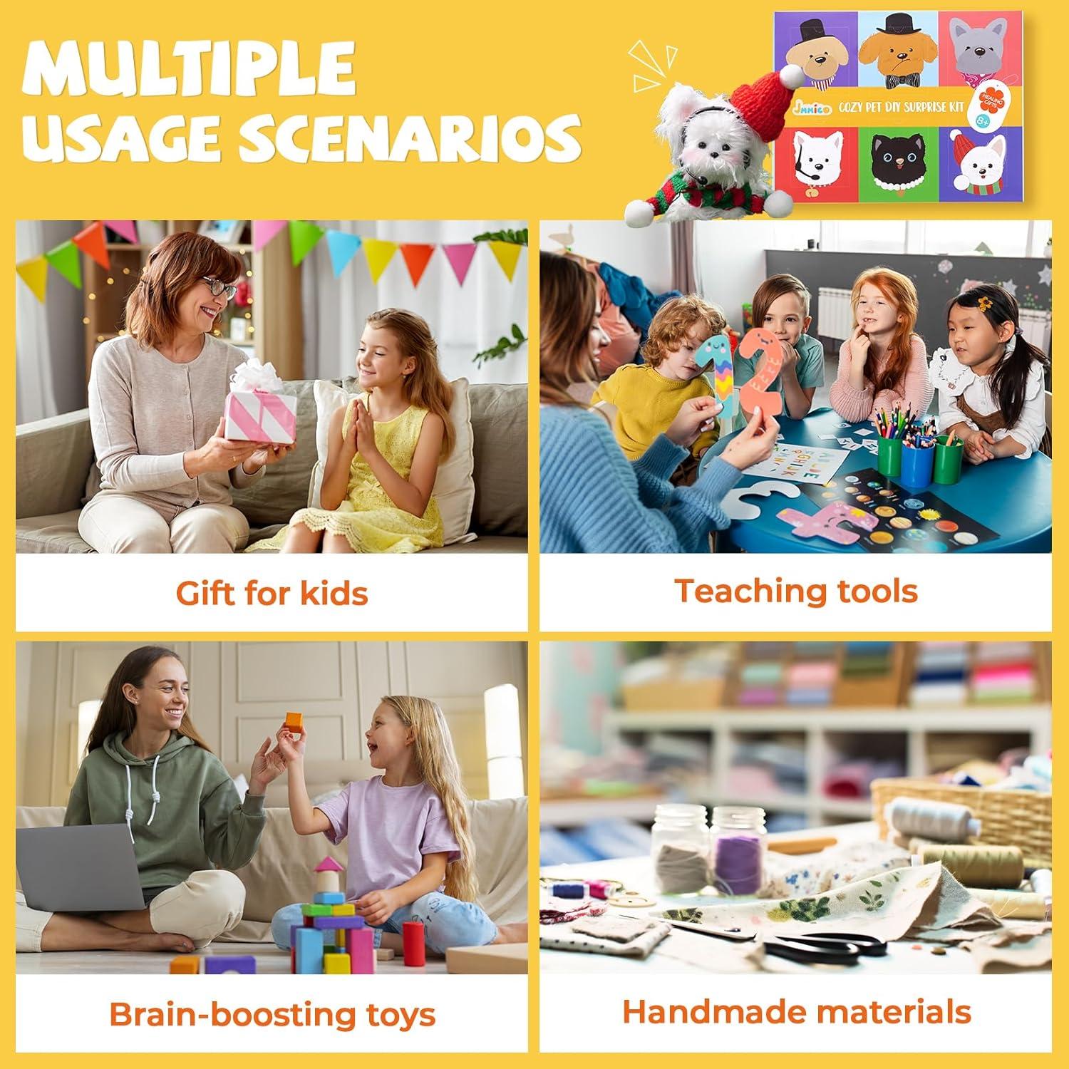 Kit de Manualidades JMMICO 71 Piezas Limpiapipas DIY para Niños
