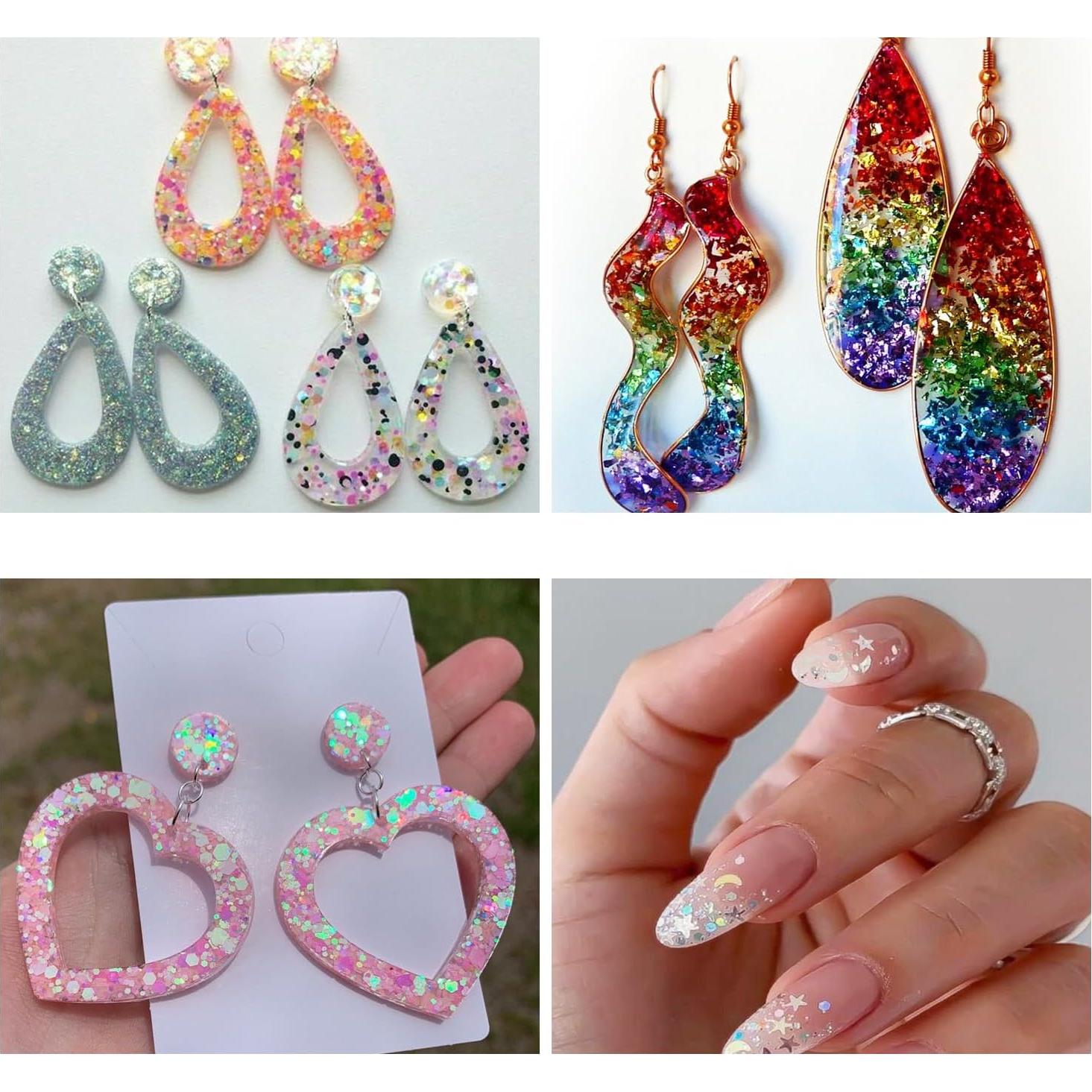 Set de Glitter Chunky Holográfico Ciyowta 40 Colores 300g