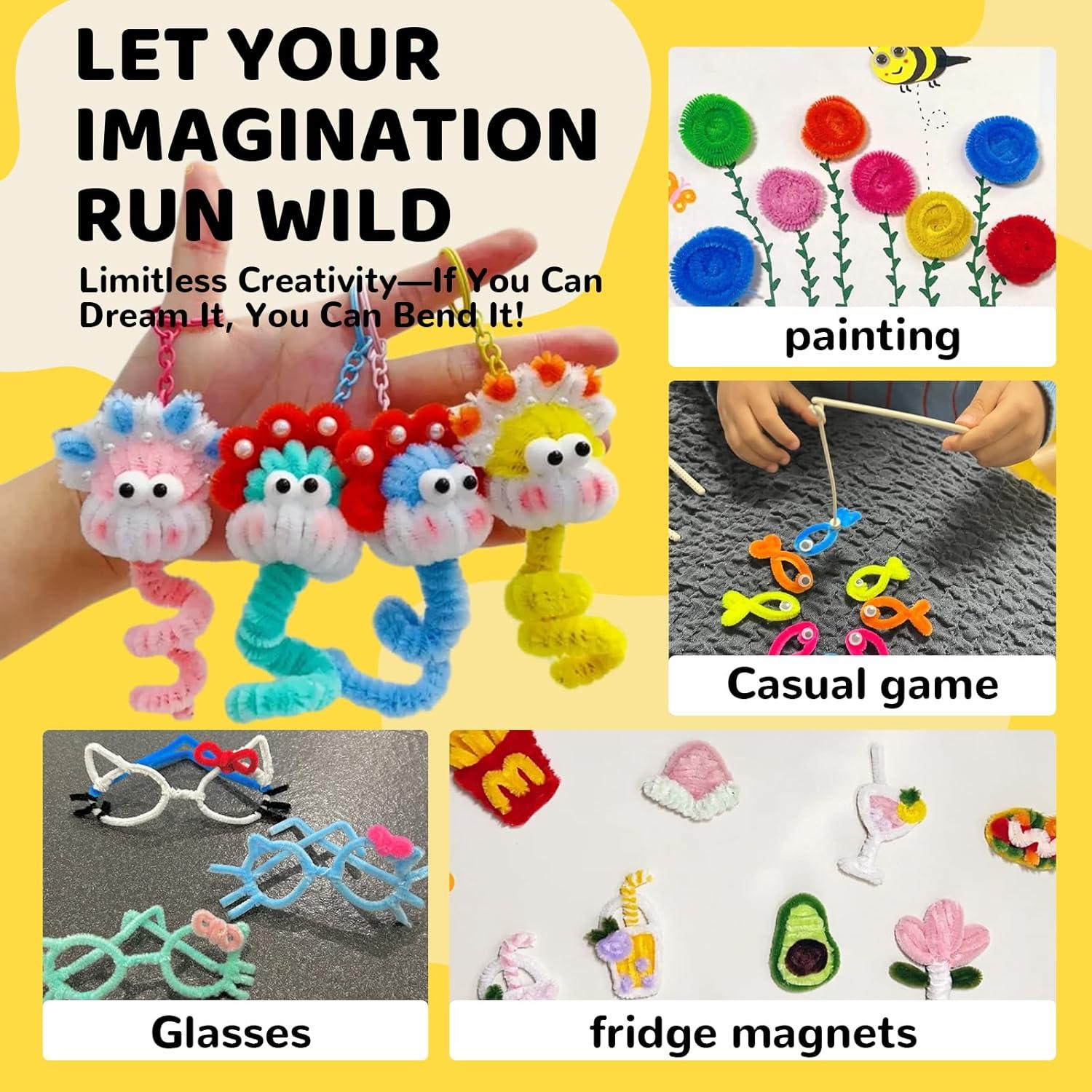 Limpiapipas Chenille ESUOHYM 230 Piezas 20 Colores 30 cm