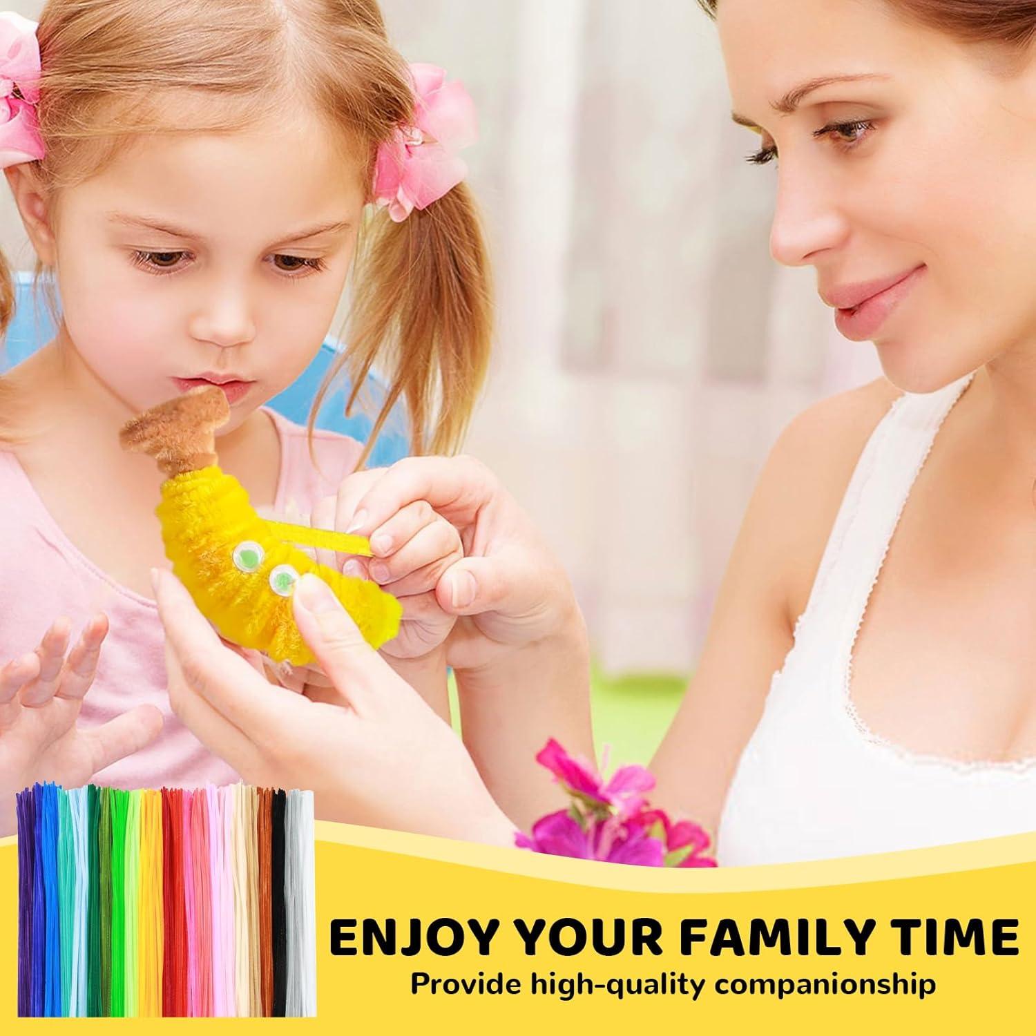 Limpiapipas Chenille ESUOHYM 230 Piezas 20 Colores 30 cm