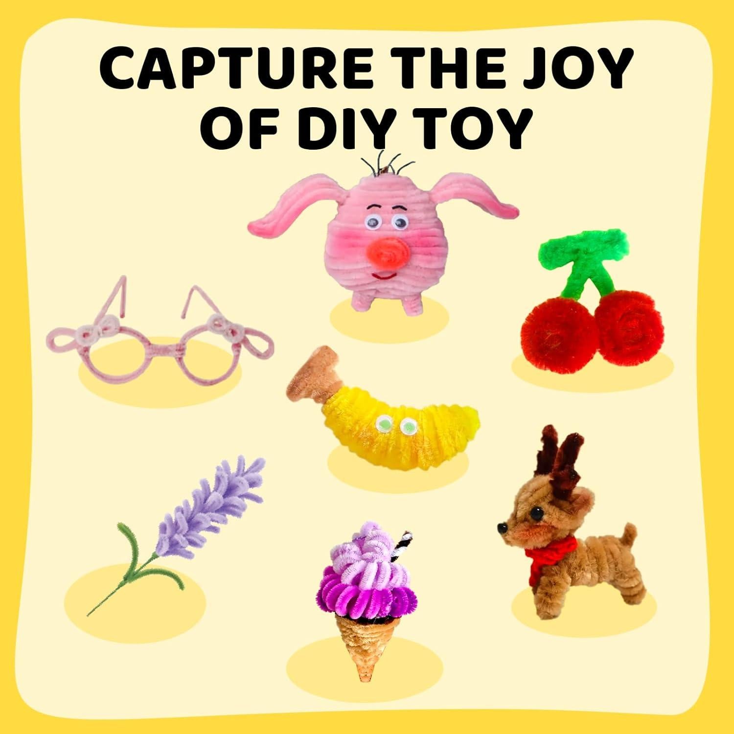 Limpiapipas Chenille ESUOHYM 230 Piezas 20 Colores 30 cm