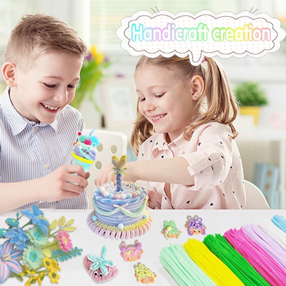 720 Piezas Limpiapipas de Flores AHAMETON - 7 Colores