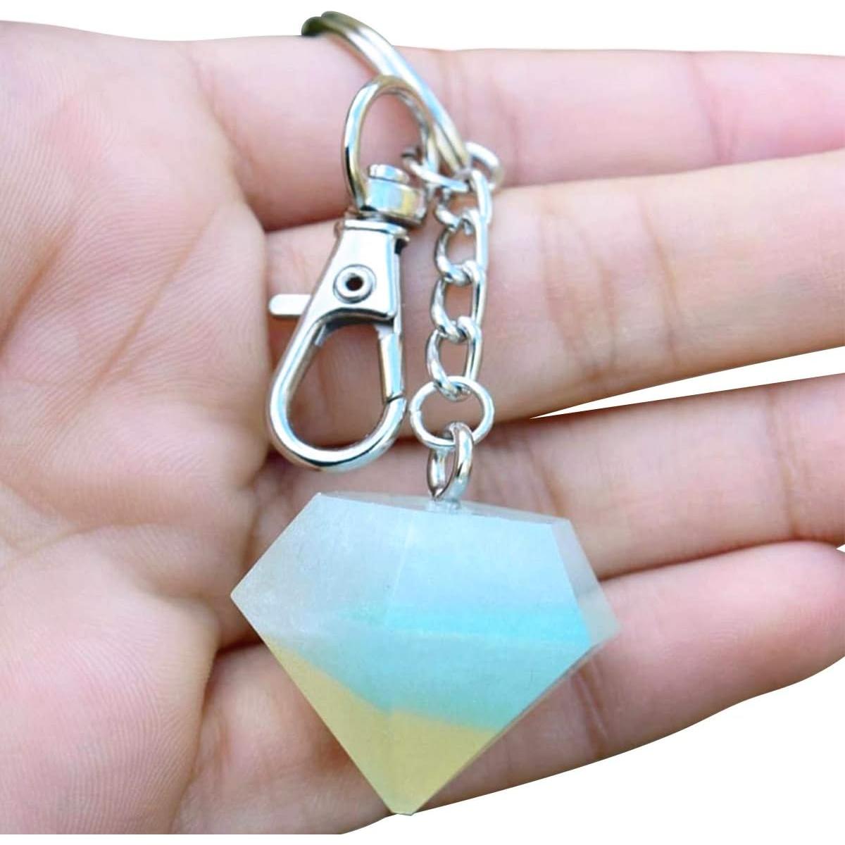 30 Ganchos Giratorios de Metal TTSAM para Llavero Plata 33mm