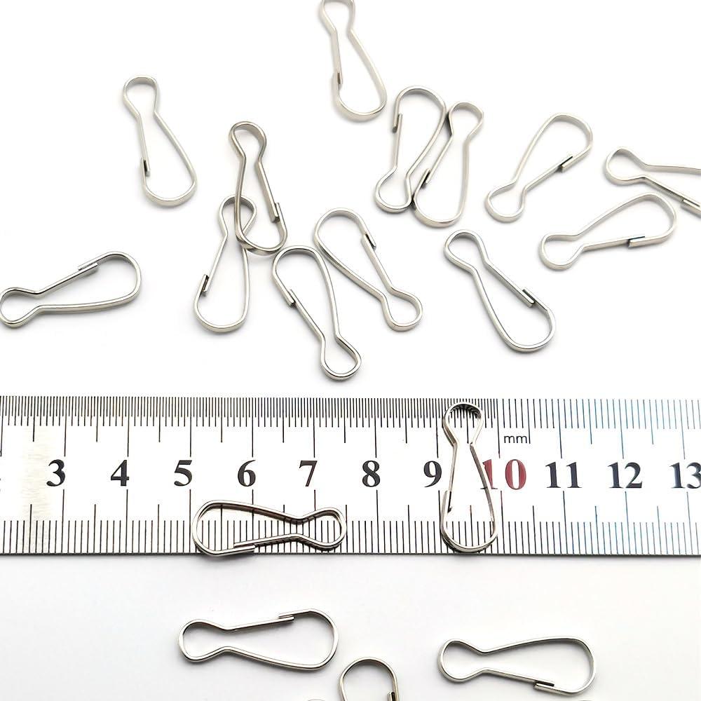 Gancho de Lanyard de Resorte de Metal Alamic 250 Piezas