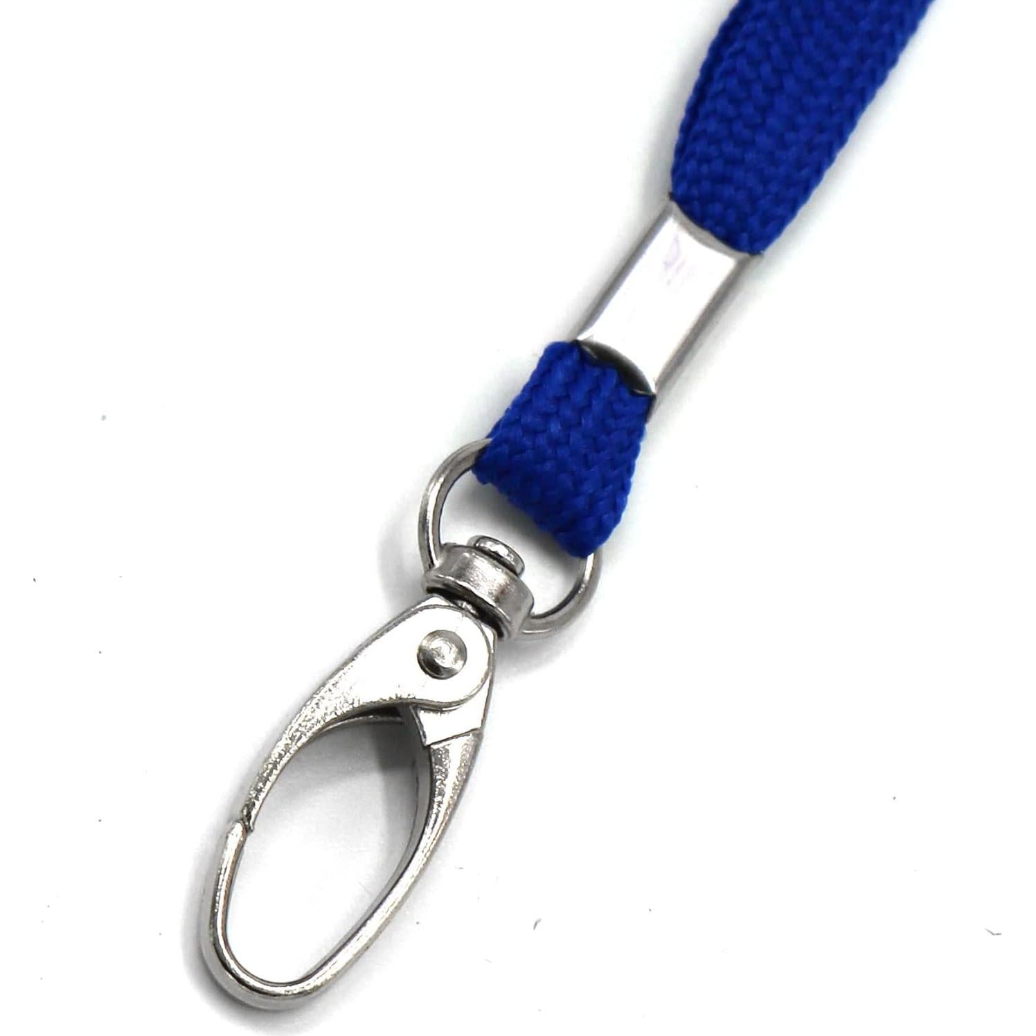 Cintas de Cuello Azul Beebel 100 Unidades Clip Giratorio