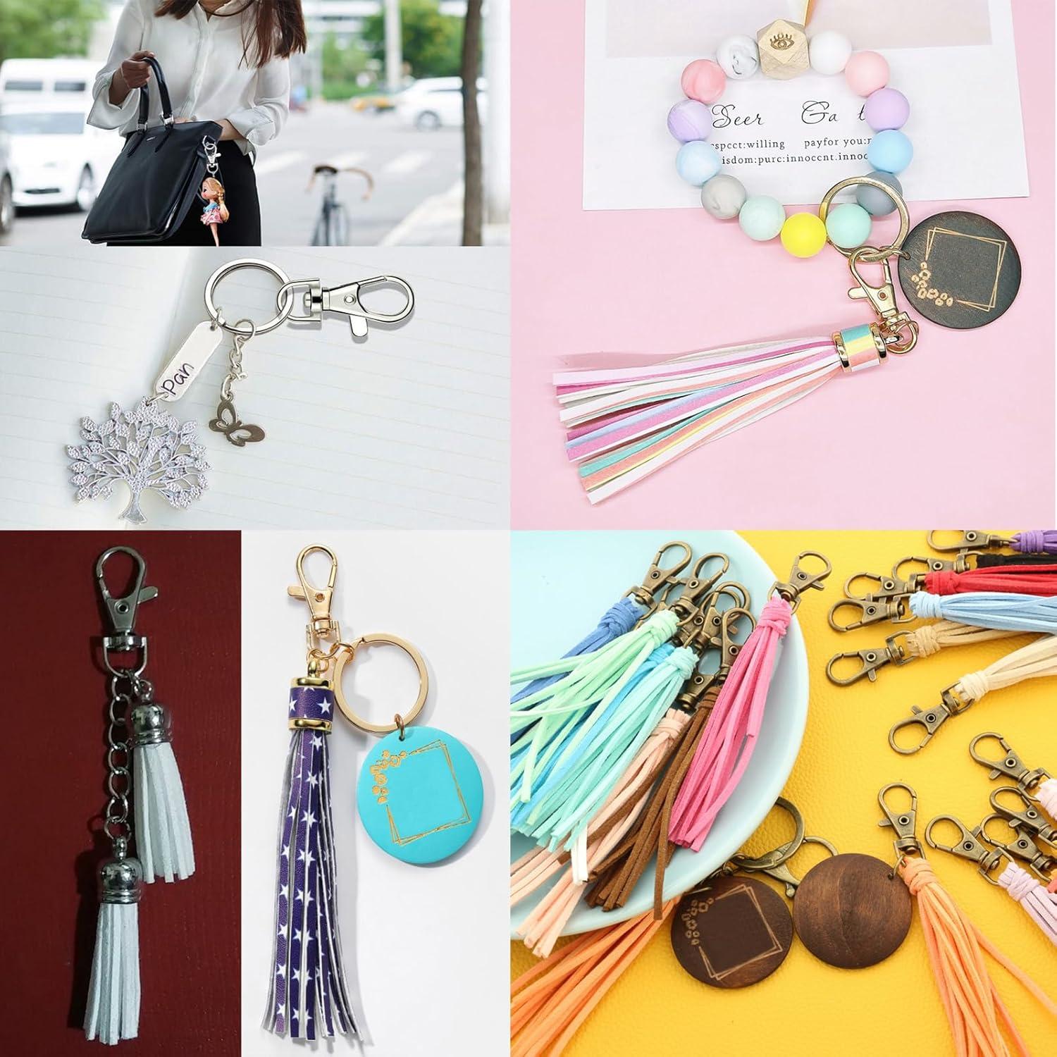 Ganchos de Snap Giratorios ZoloAJay 50pcs Metal Plata 32mm